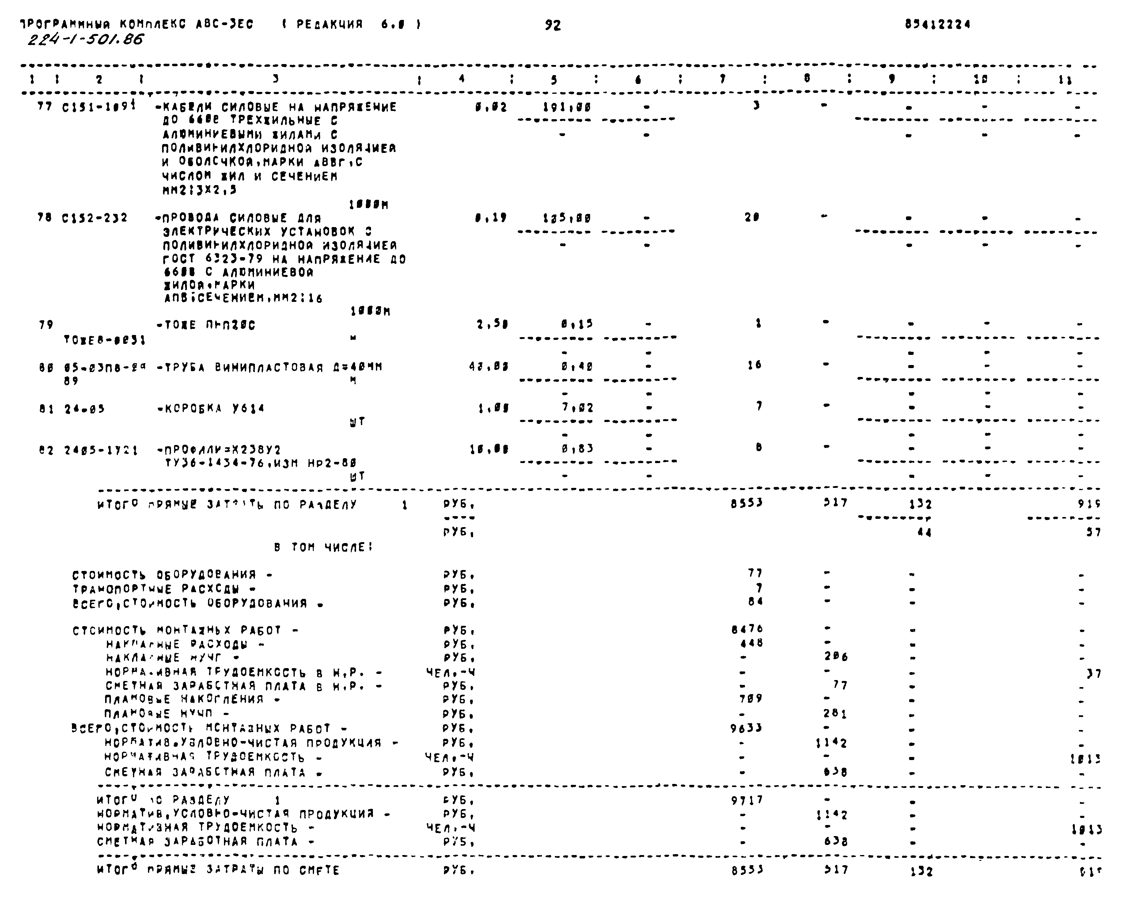 Типовой проект 224-1-501.86