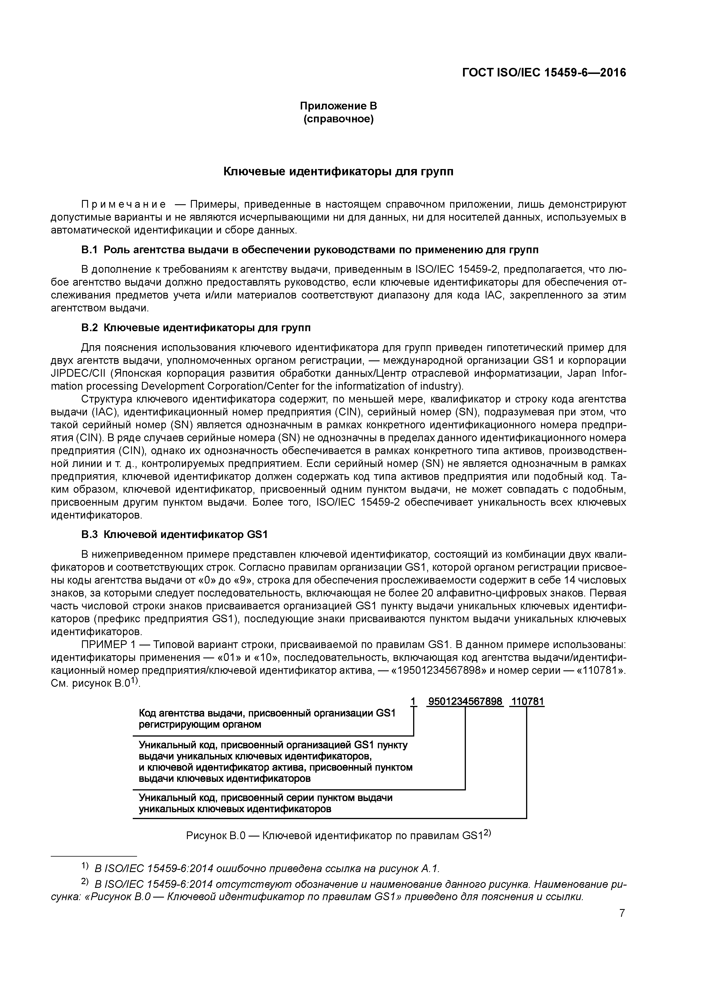 ГОСТ ISO/IEC 15459-6-2016