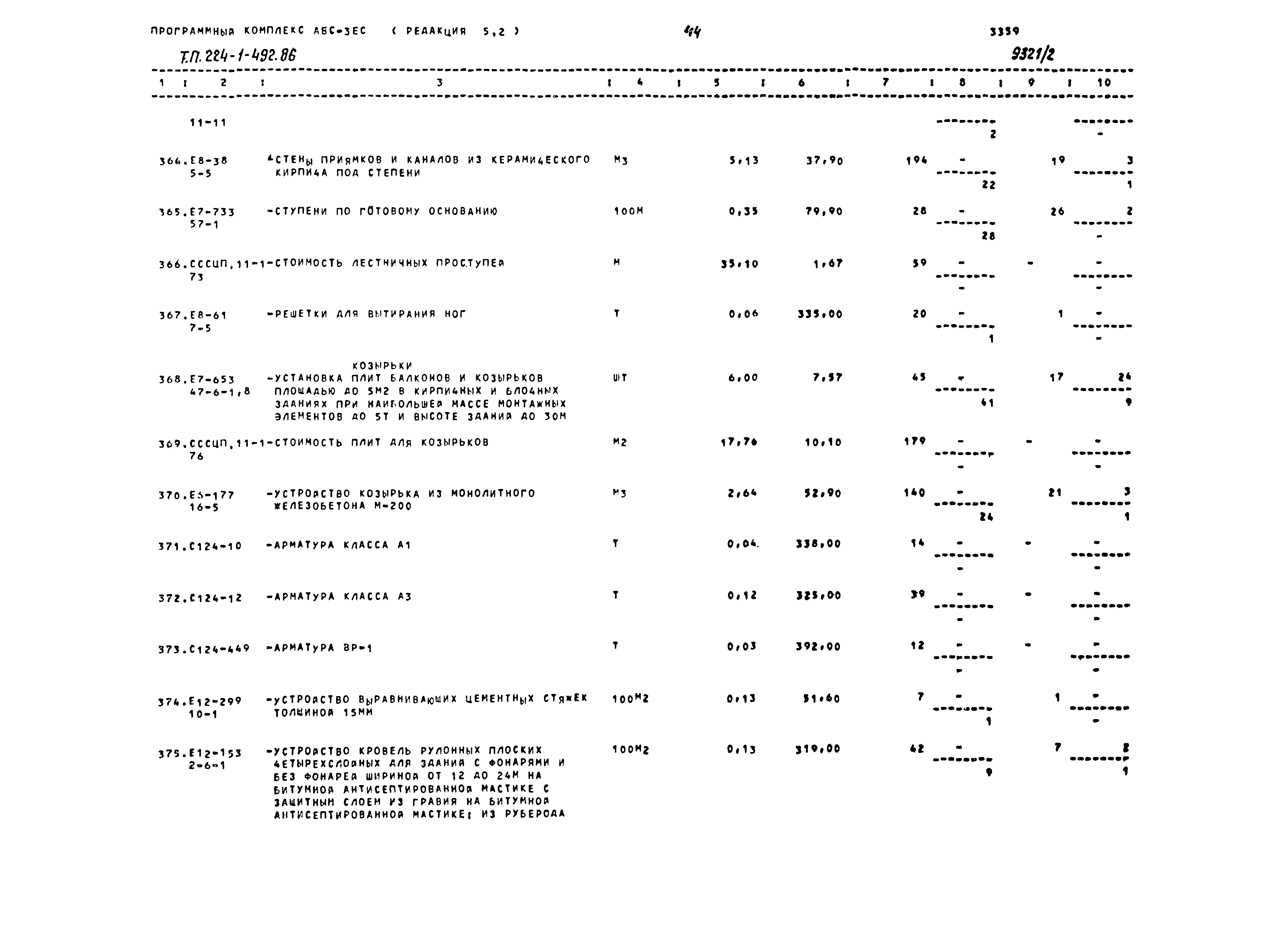 Типовой проект 224-1-492.86