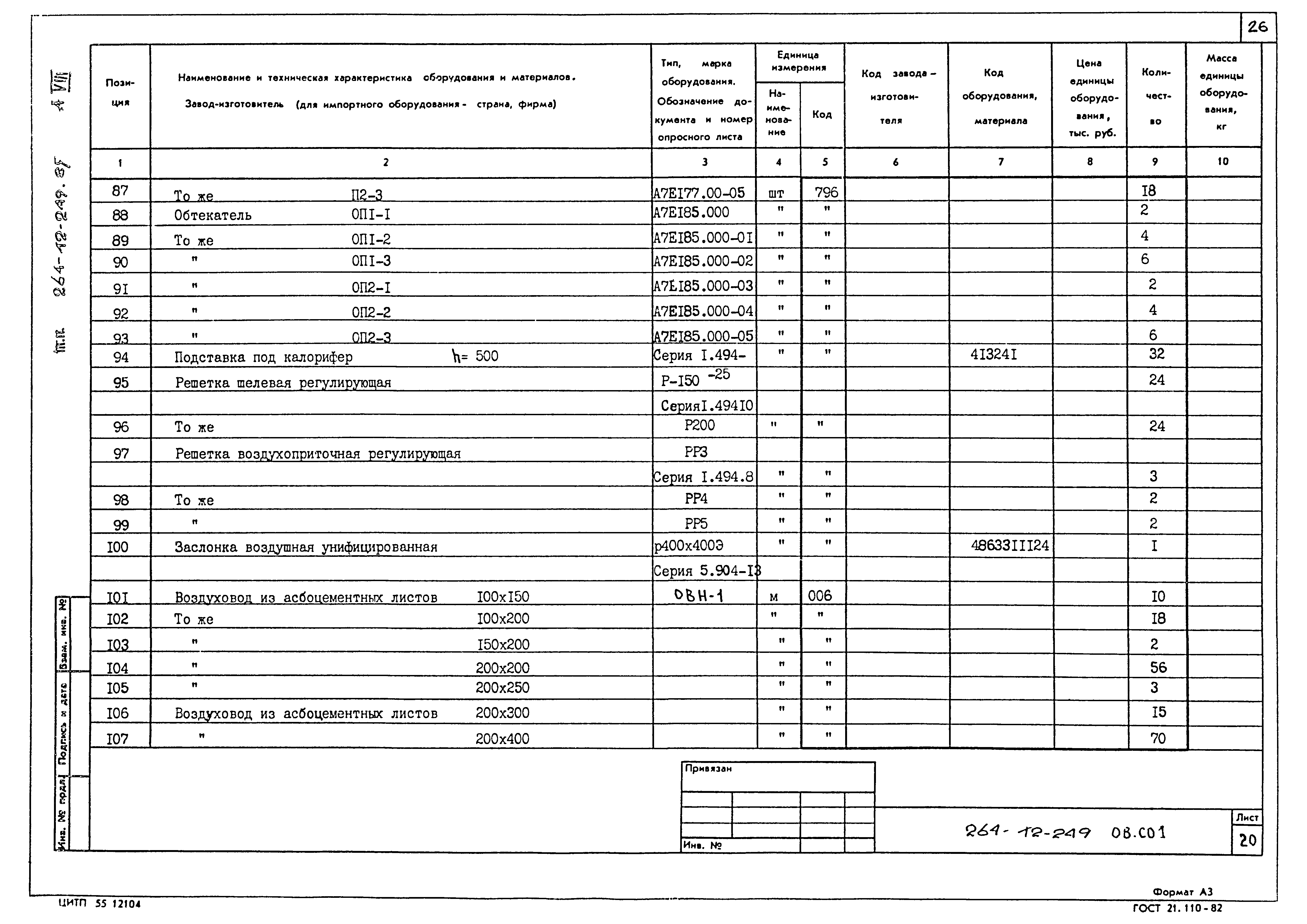 Типовой проект 264-12-249.85
