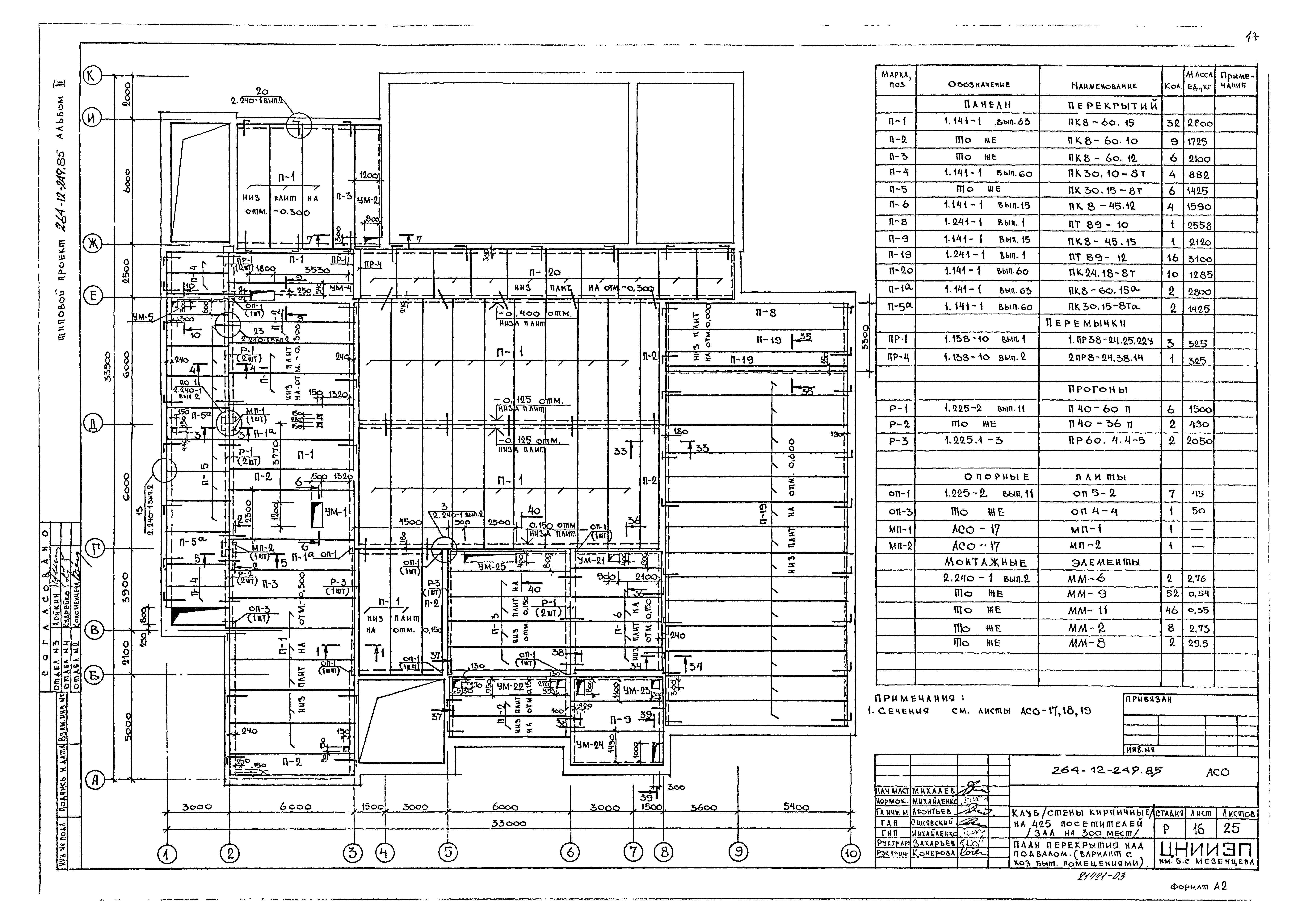 Типовой проект 264-12-249.85