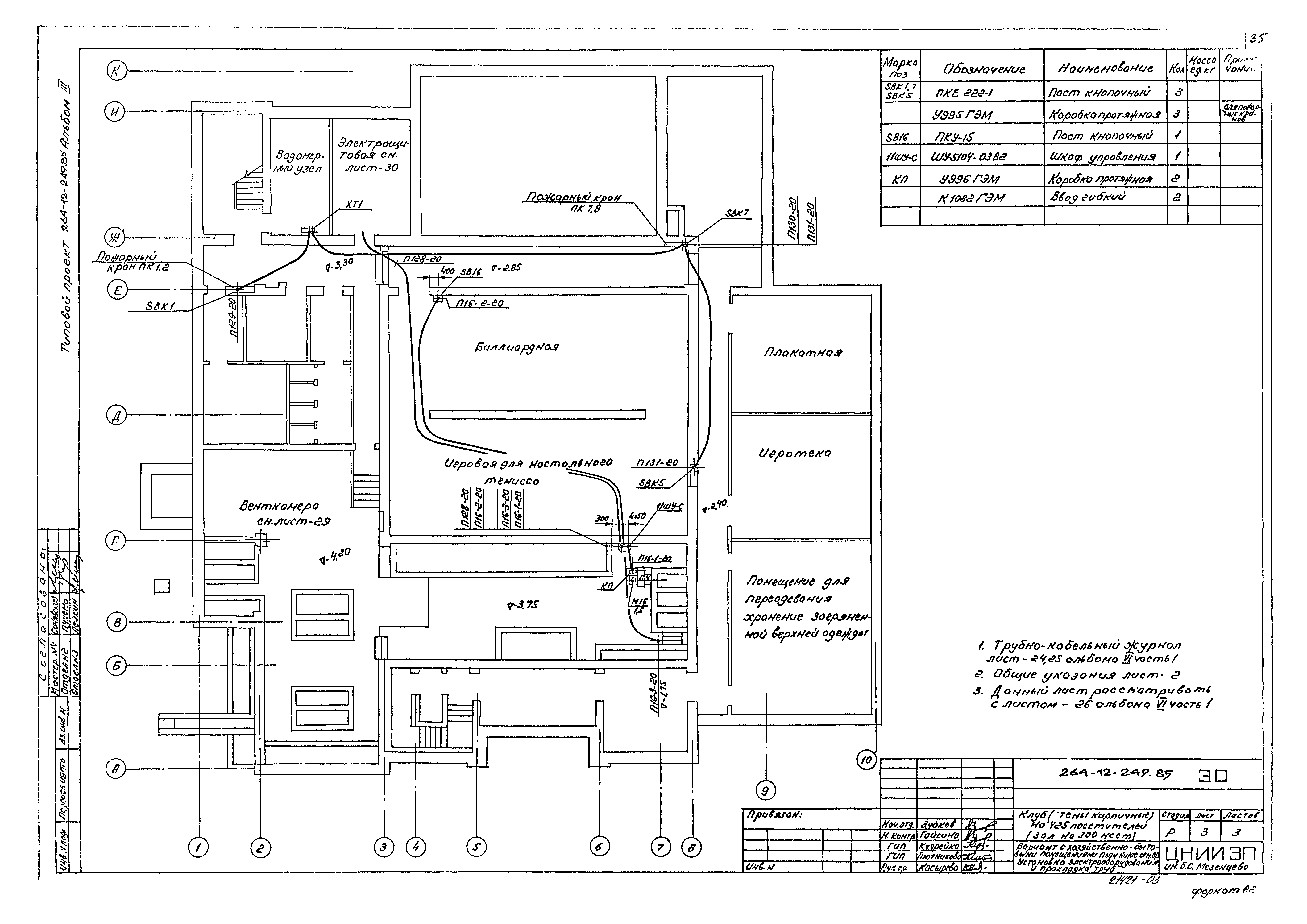 Типовой проект 264-12-249.85