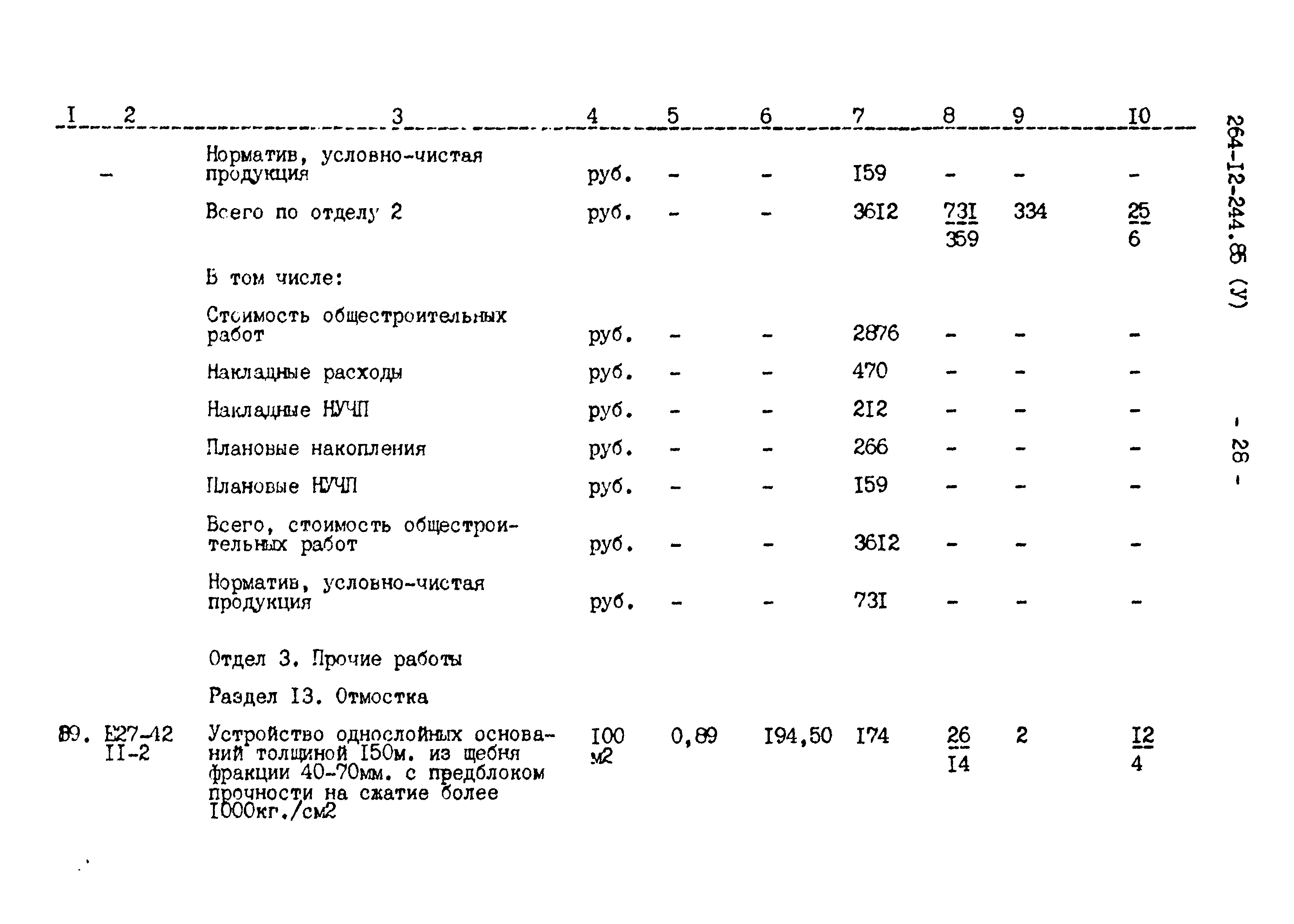 Типовой проект 264-12-244.85
