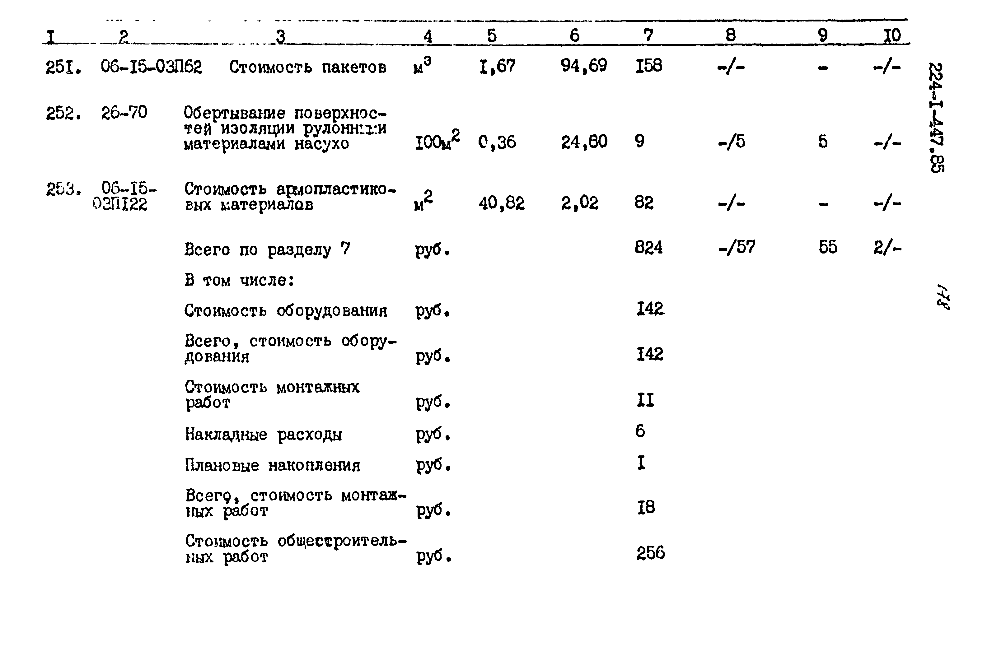 Типовой проект 224-1-447.85