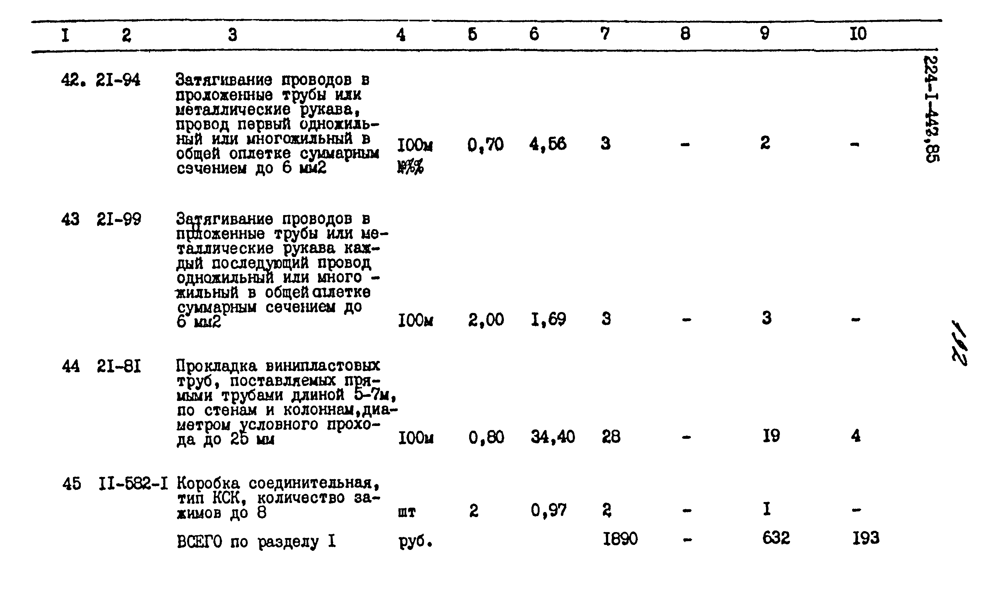Типовой проект 224-1-447.85