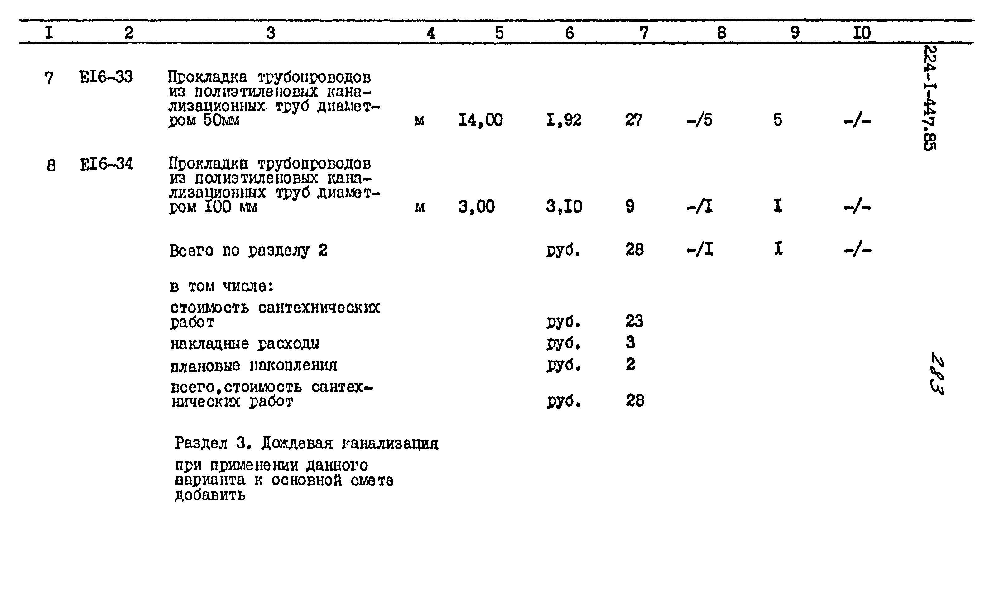 Типовой проект 224-1-447.85