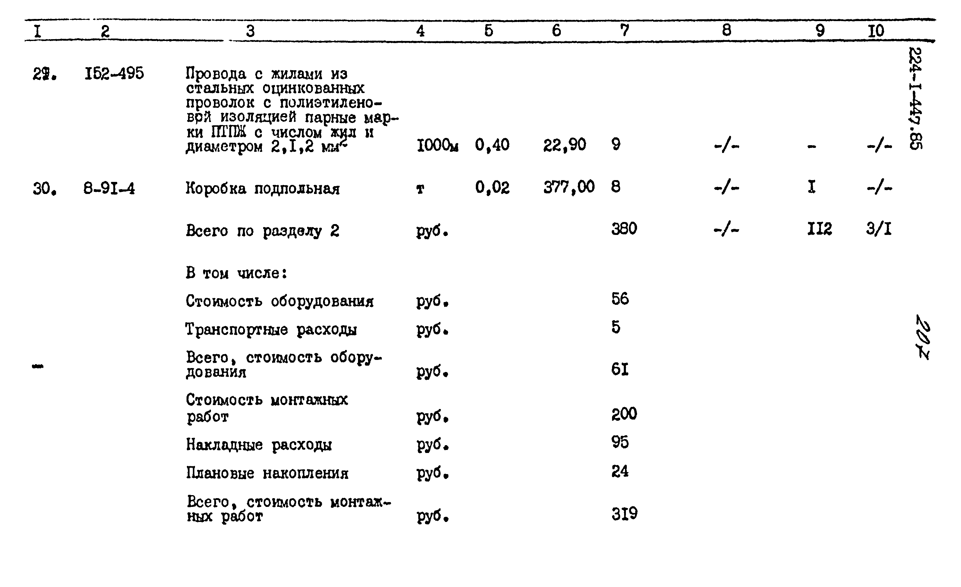 Типовой проект 224-1-447.85