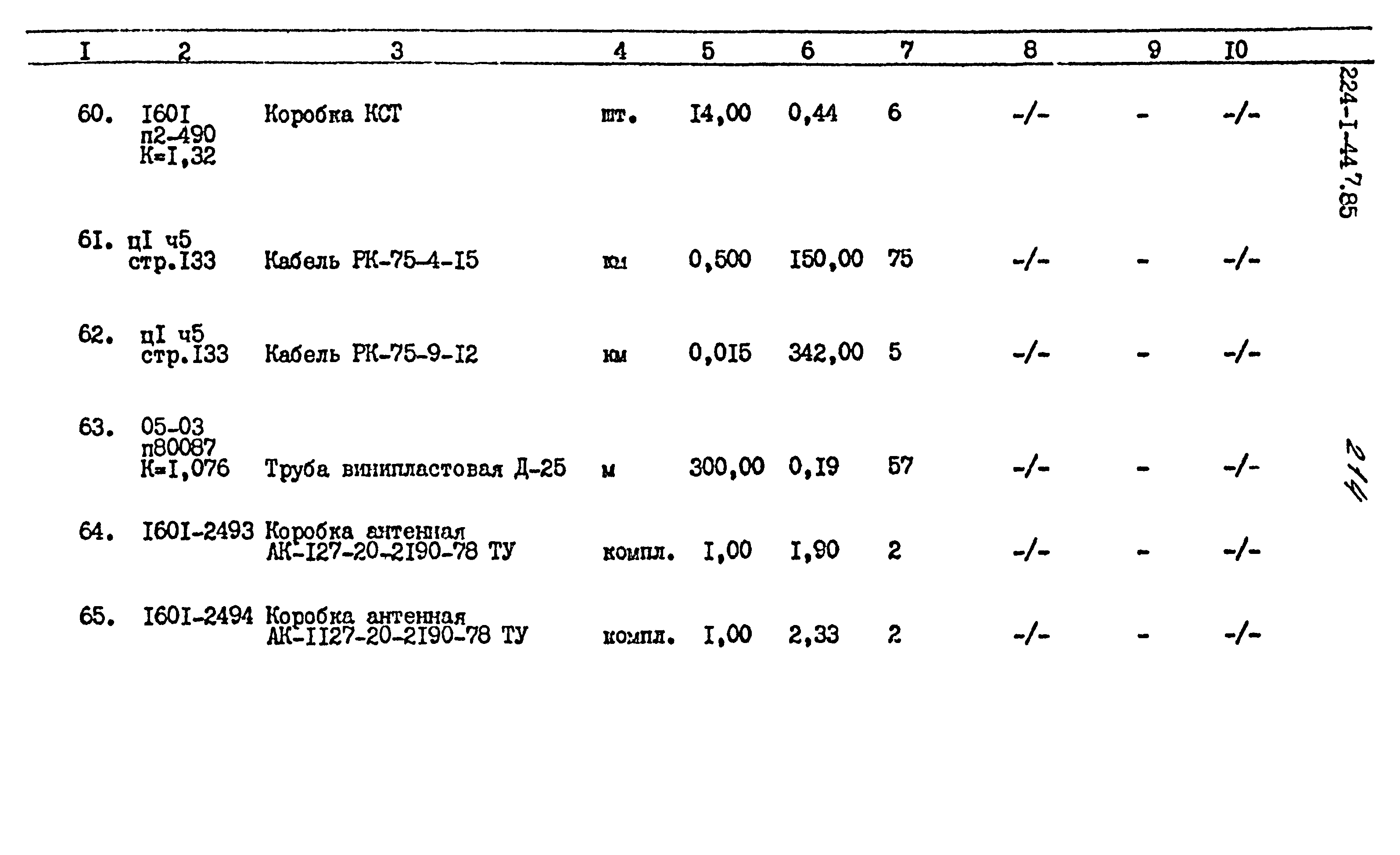 Типовой проект 224-1-447.85