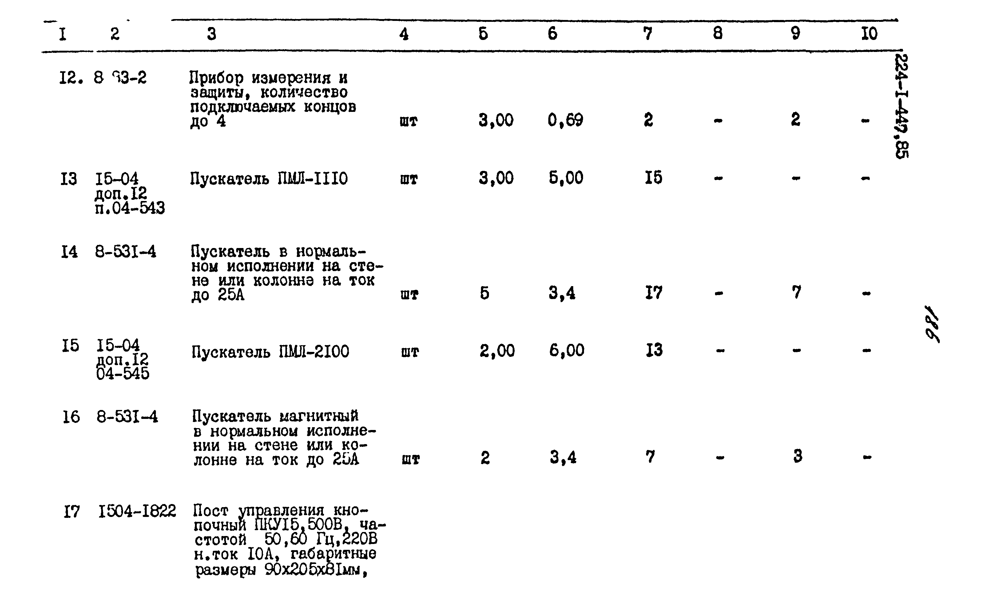 Типовой проект 224-1-447.85