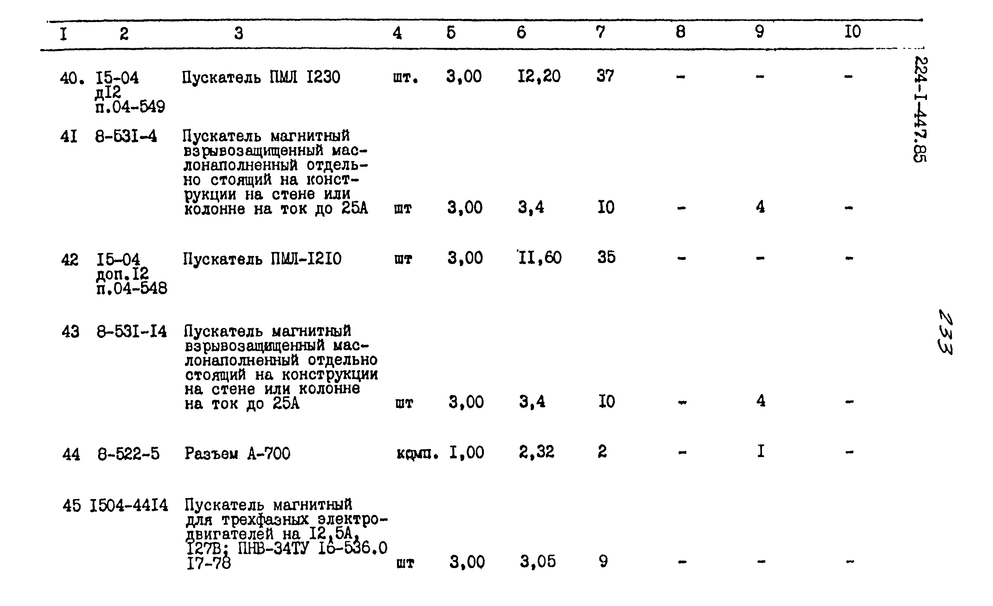 Типовой проект 224-1-447.85