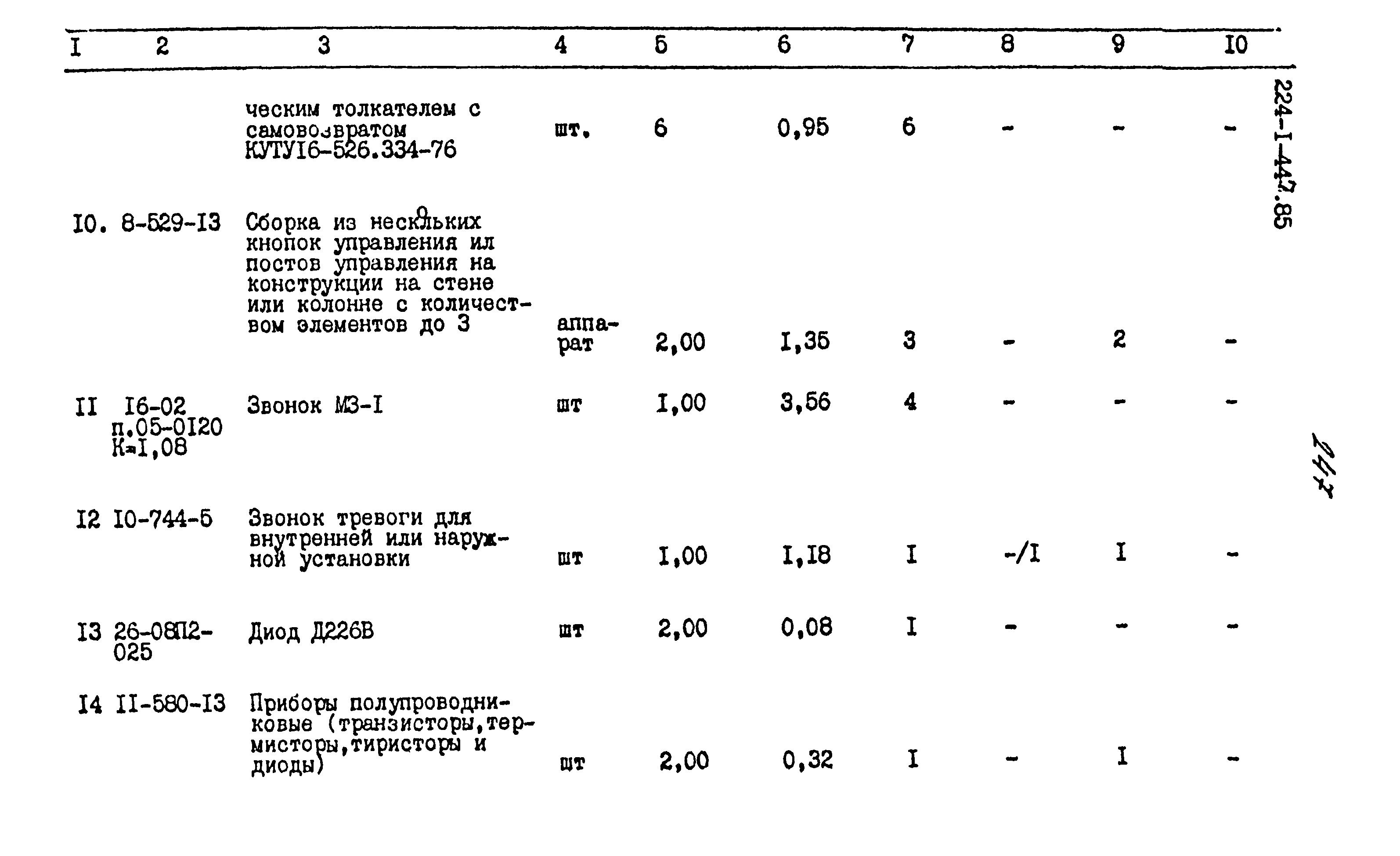 Типовой проект 224-1-447.85