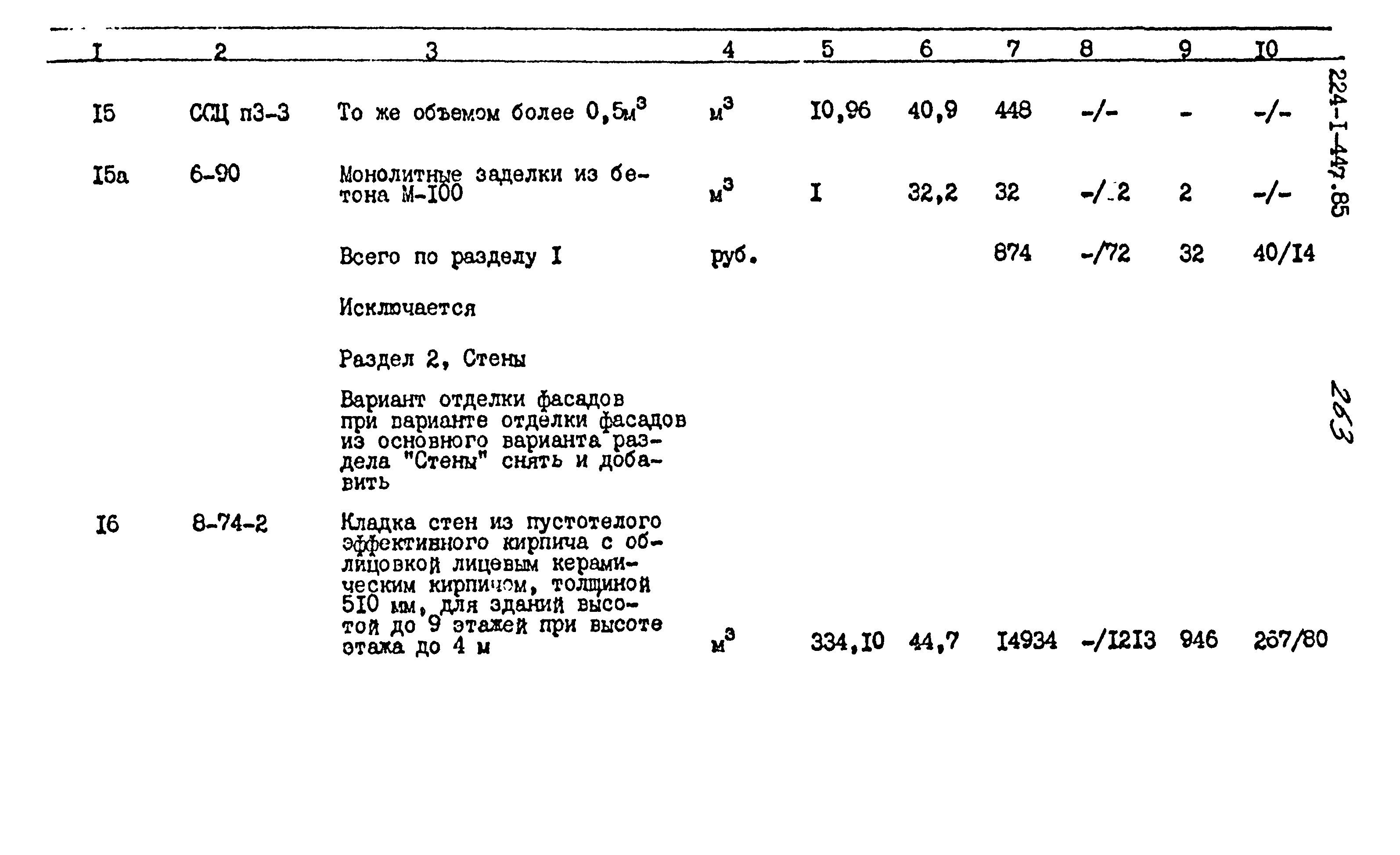 Типовой проект 224-1-447.85