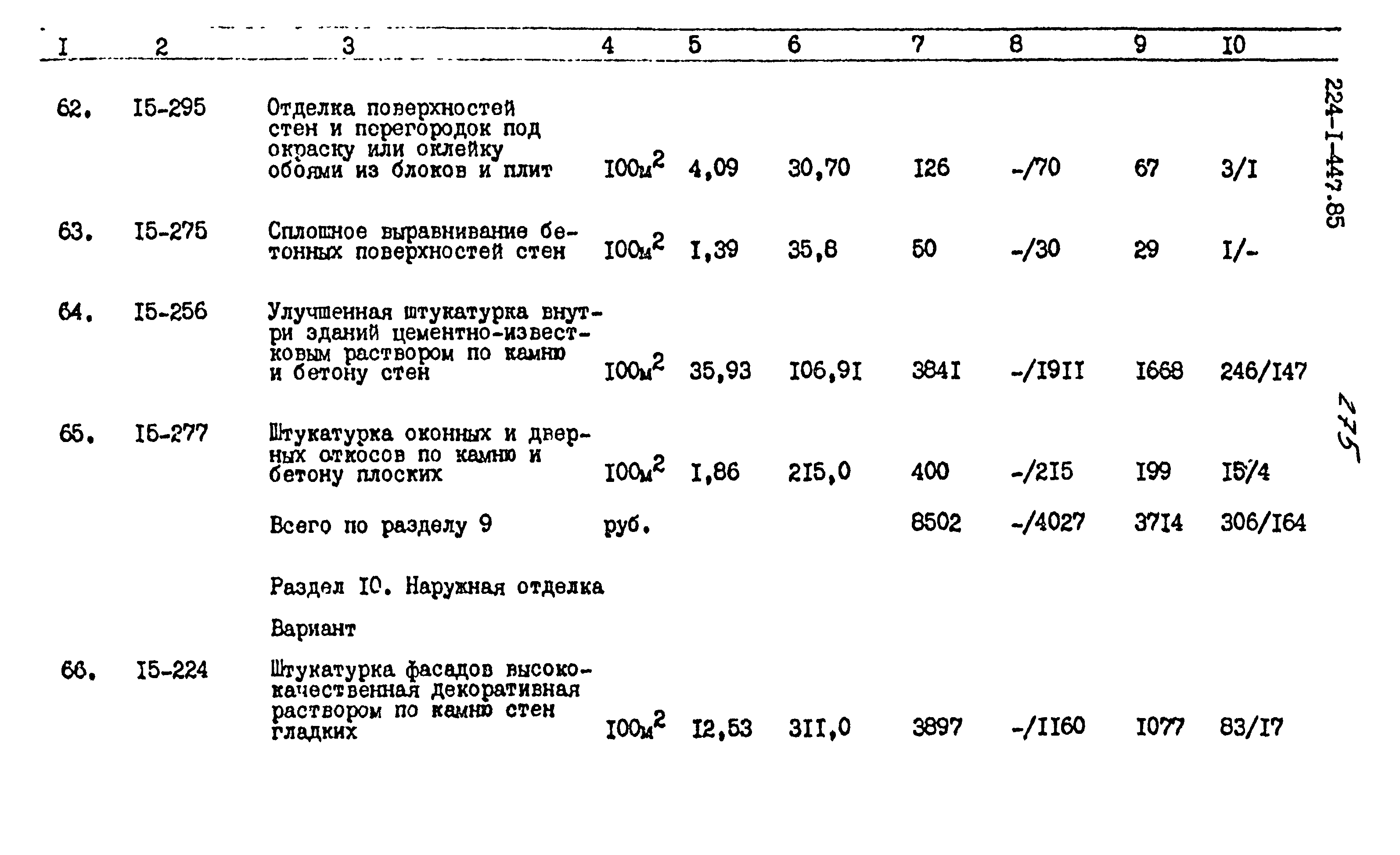 Типовой проект 224-1-447.85