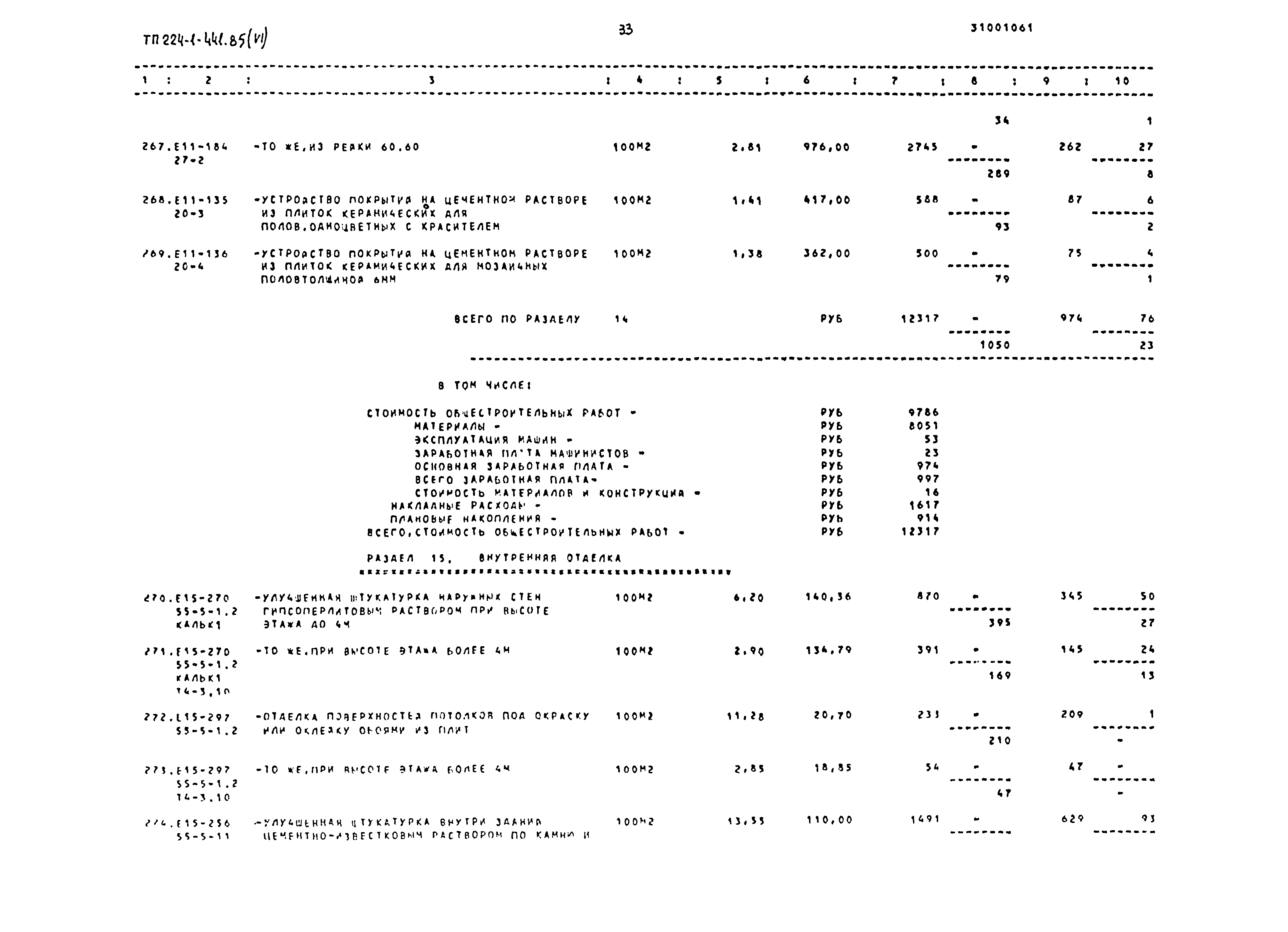 Типовой проект 224-1-441.85
