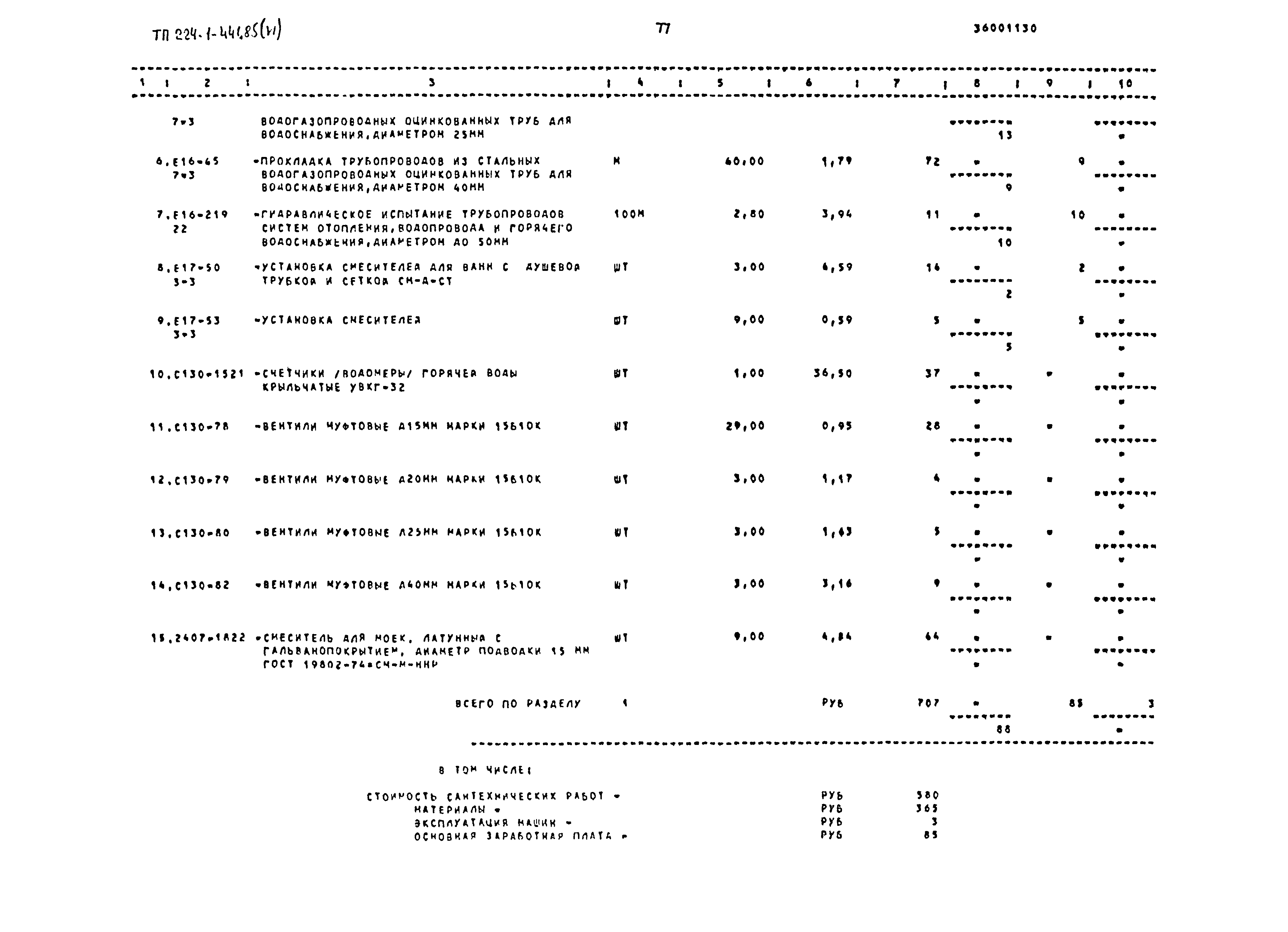 Типовой проект 224-1-441.85