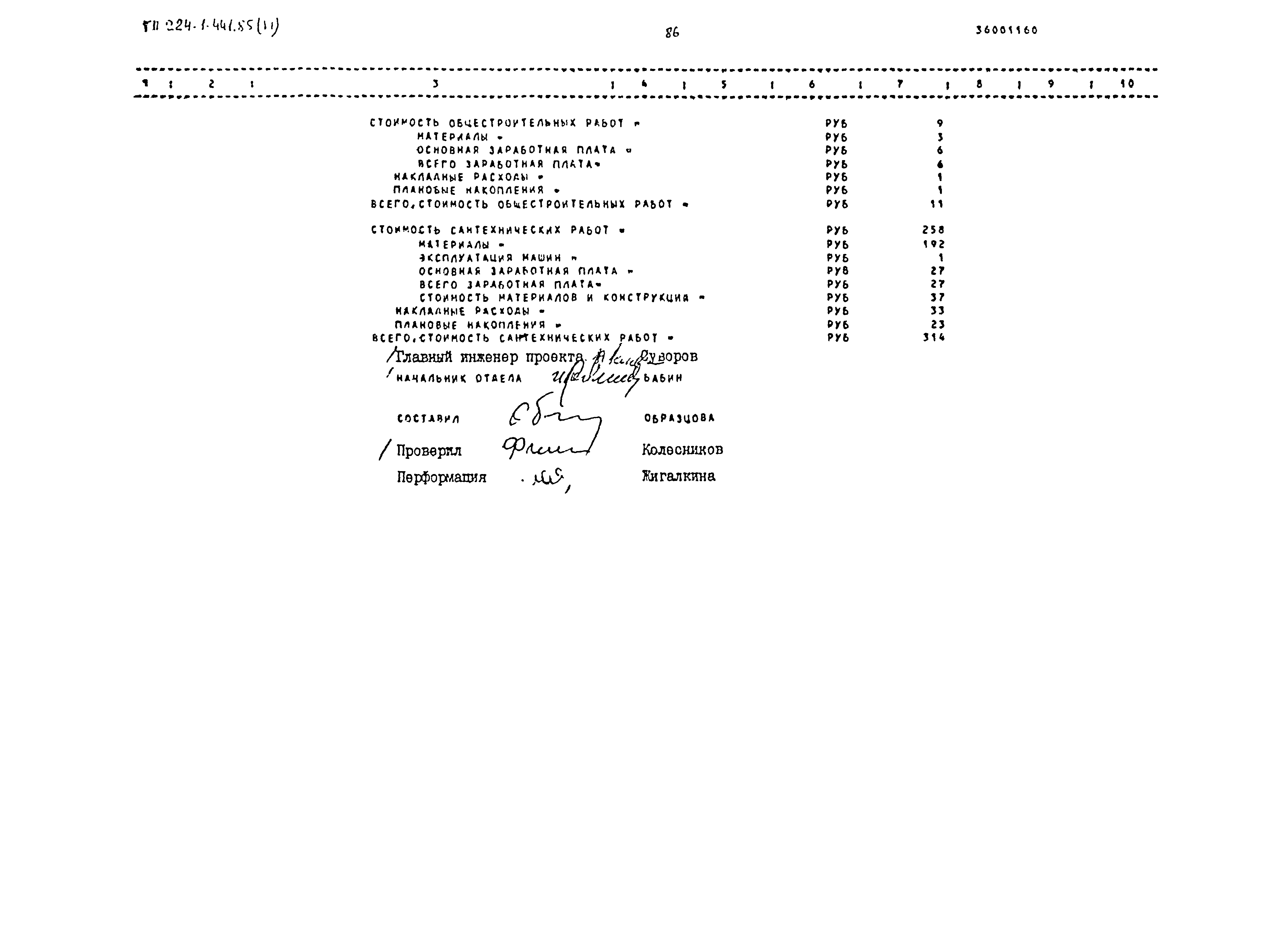 Типовой проект 224-1-441.85