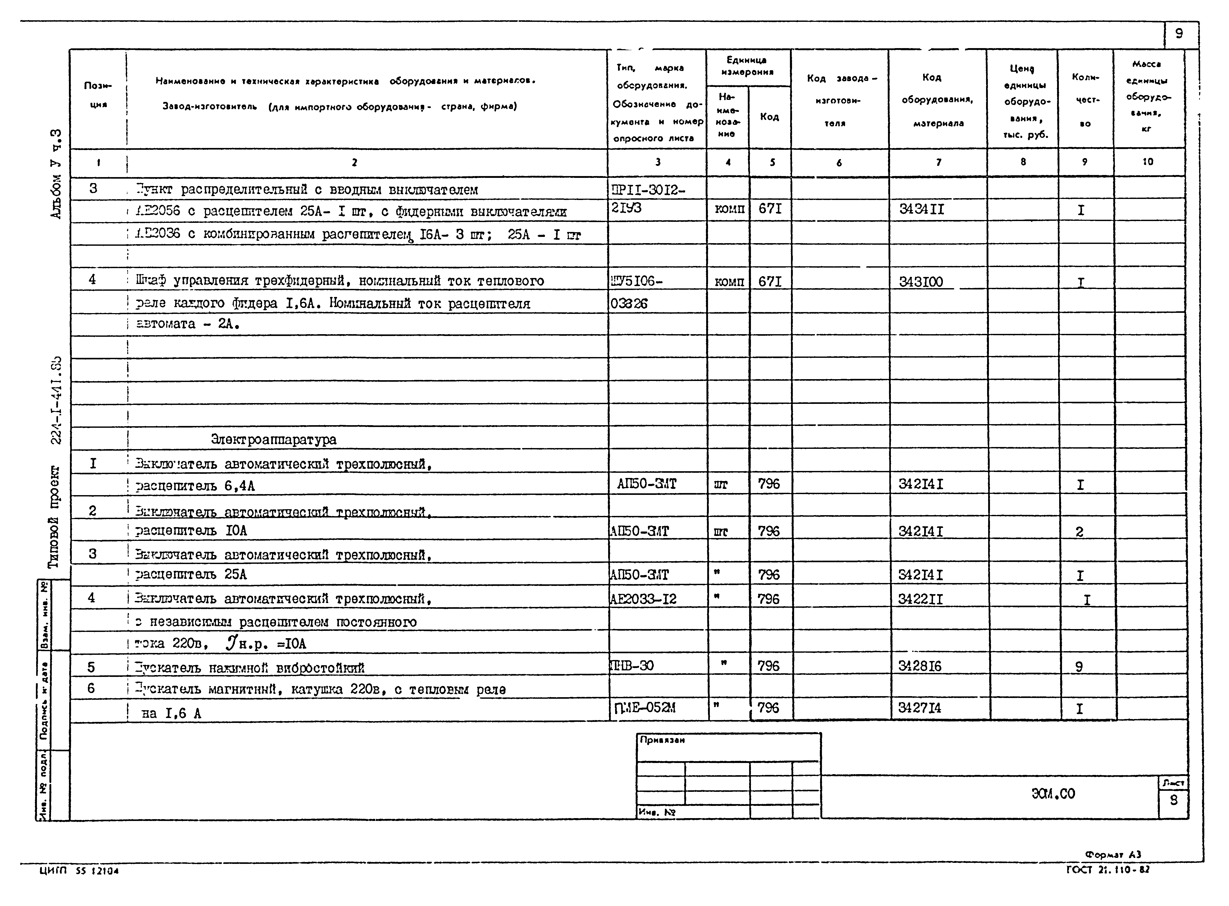 Типовой проект 224-1-441.85