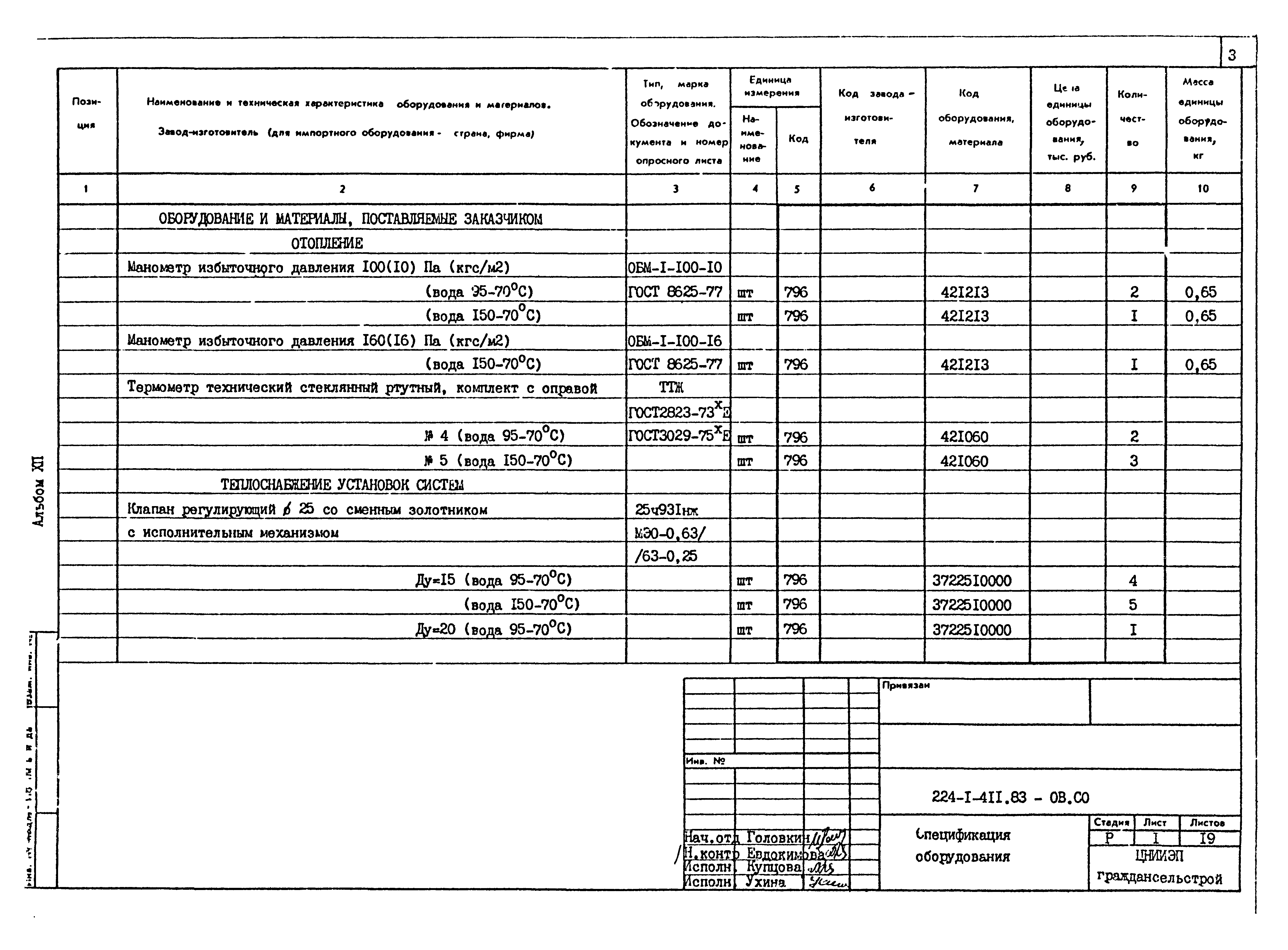 Типовой проект 224-1-411.83