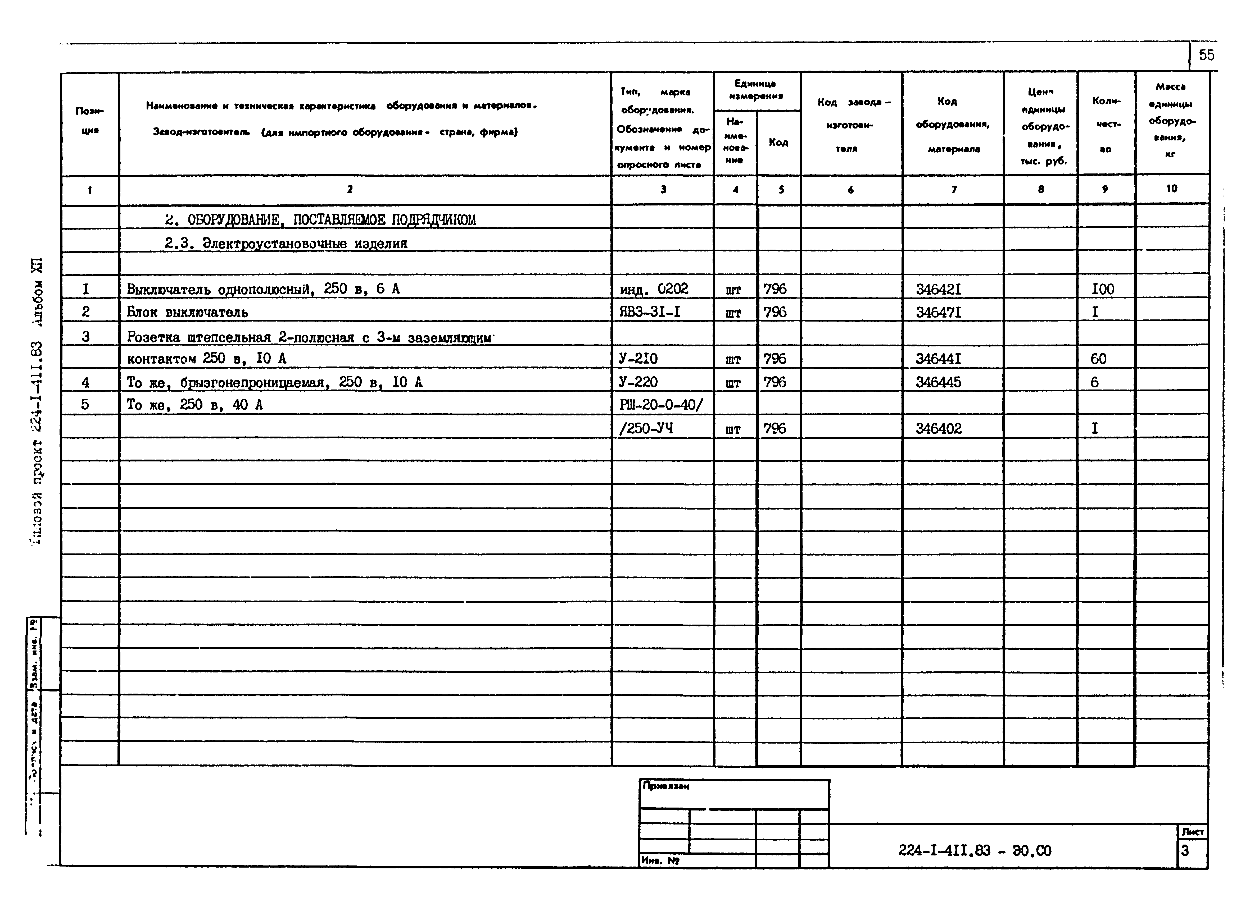 Типовой проект 224-1-411.83