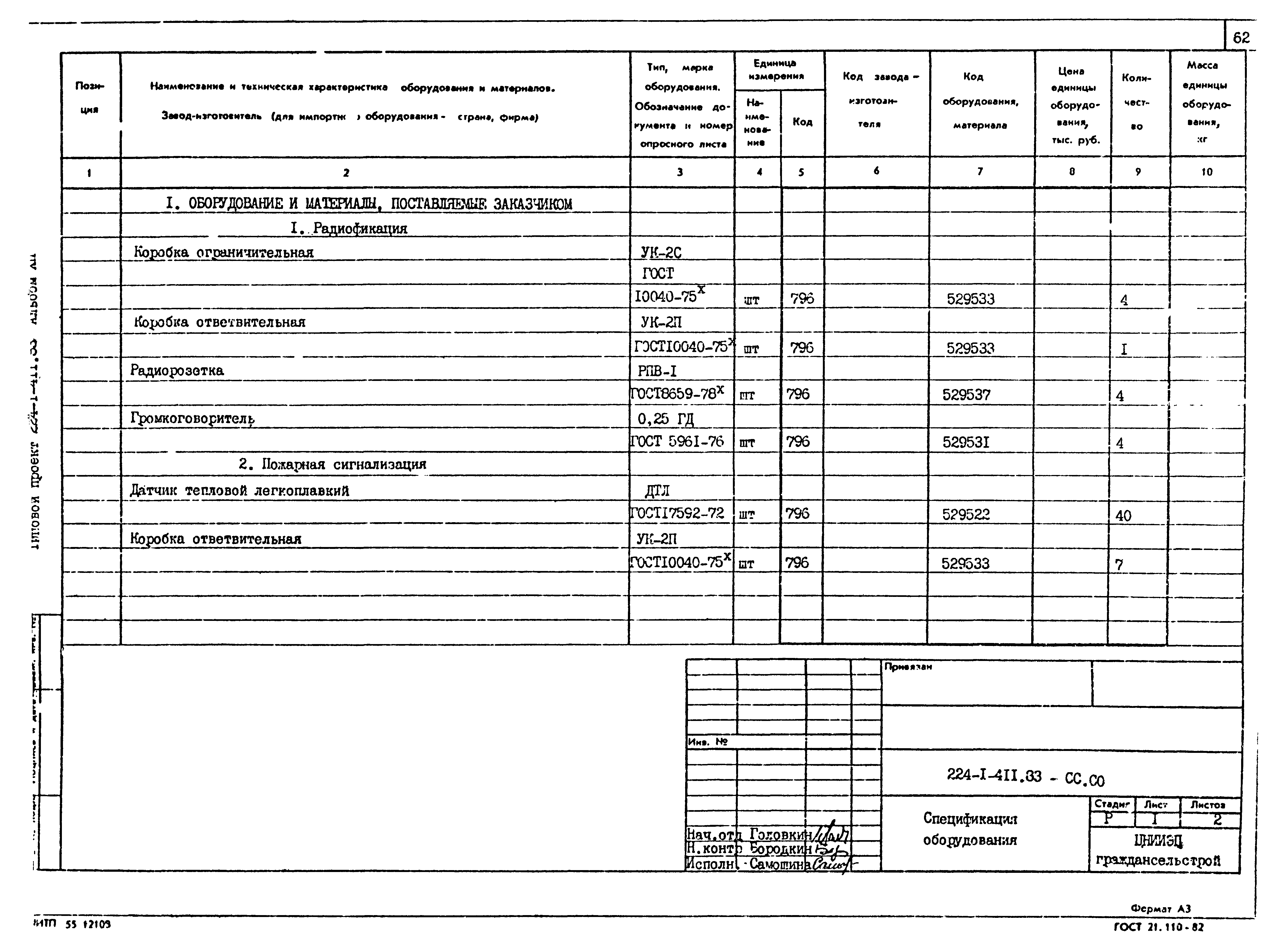 Типовой проект 224-1-411.83