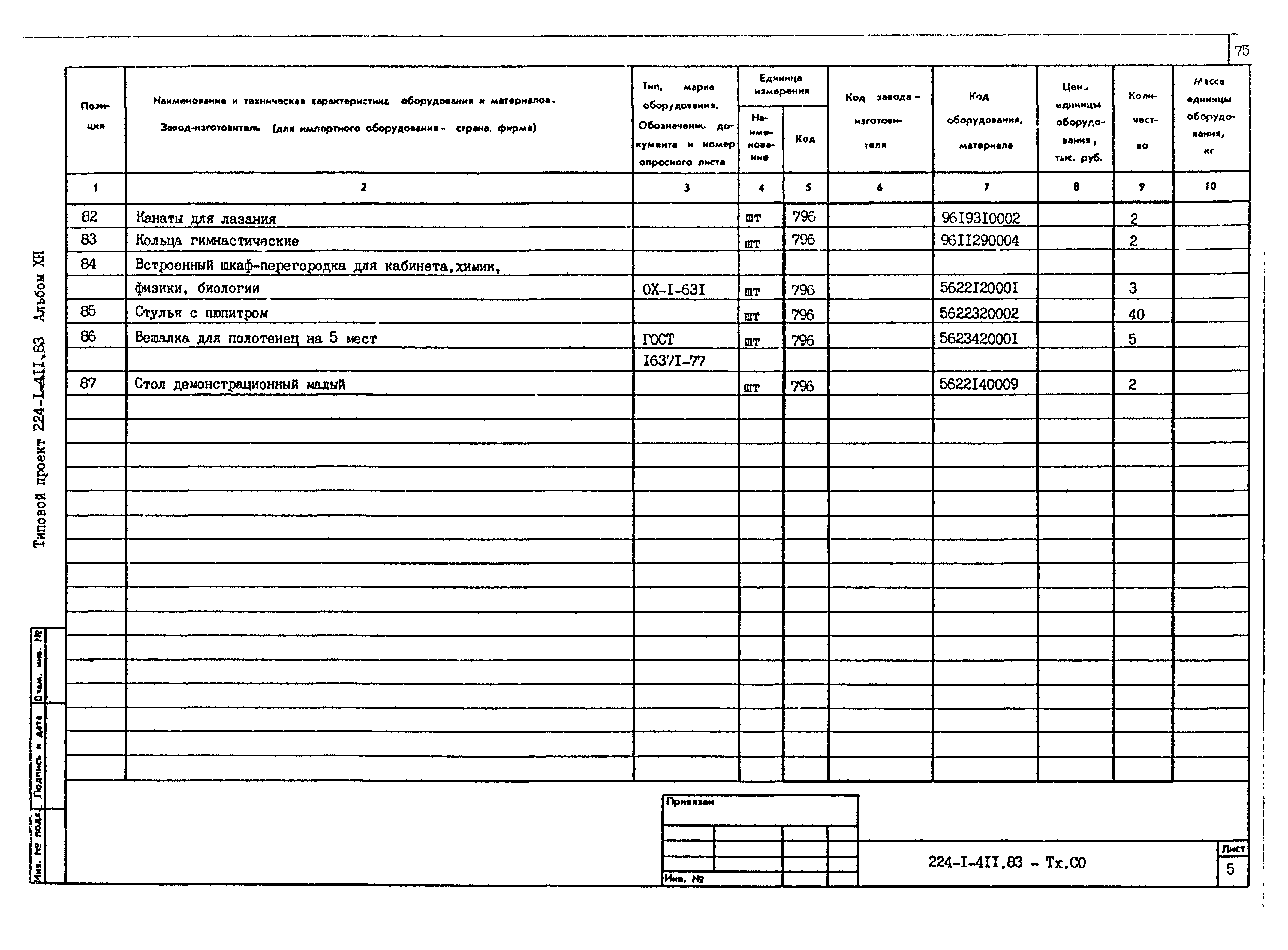 Типовой проект 224-1-411.83