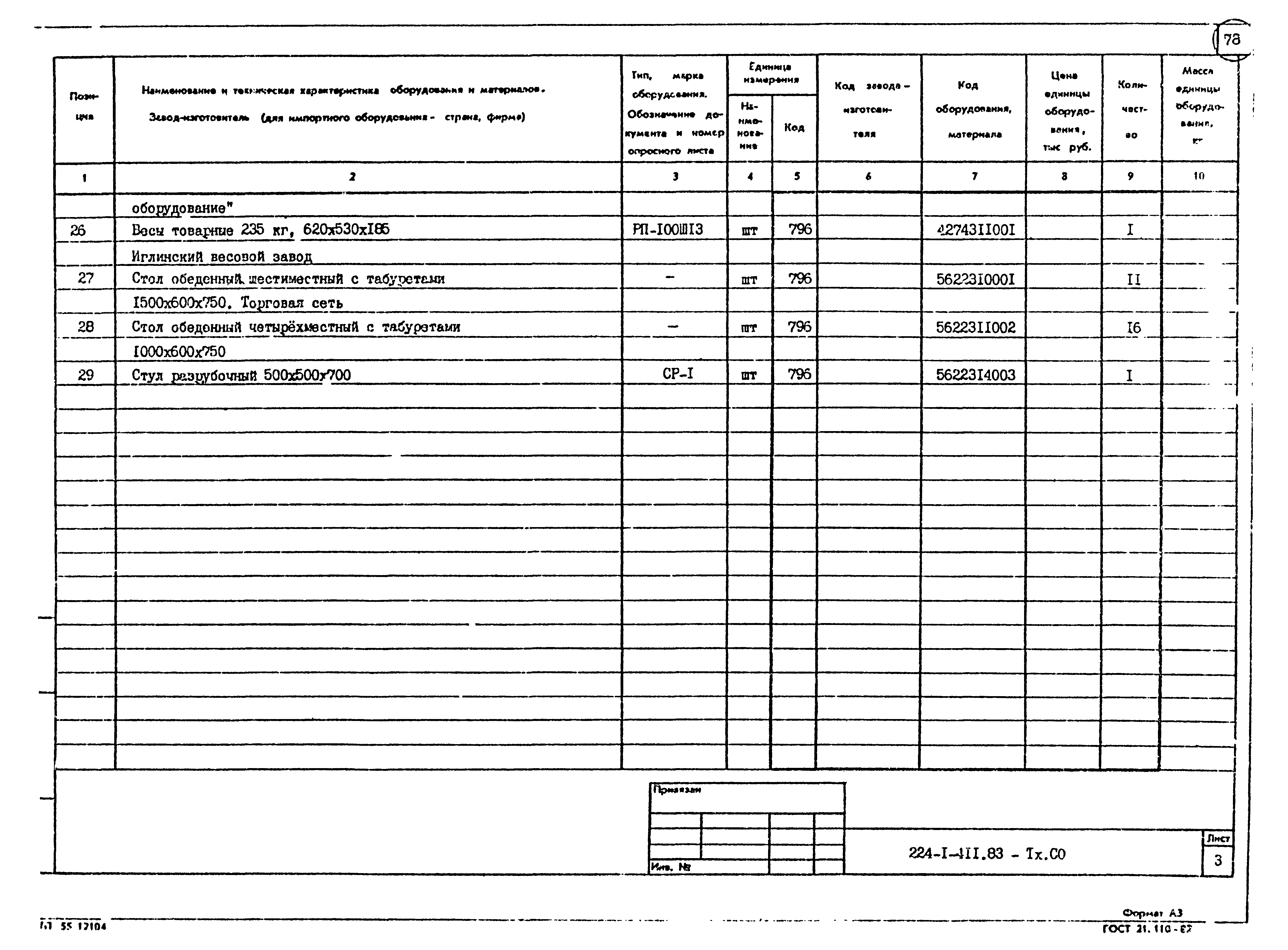 Типовой проект 224-1-411.83