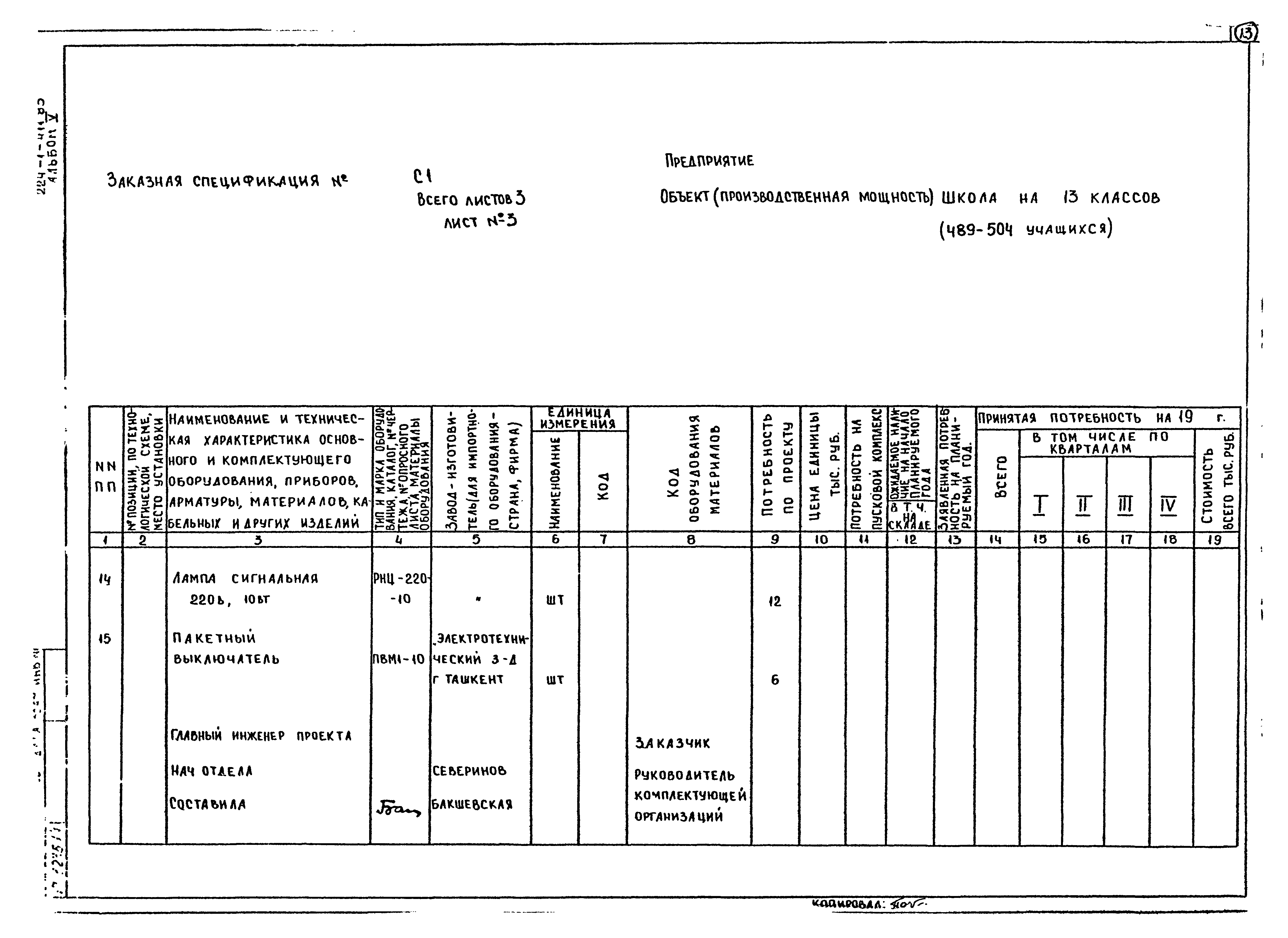 Типовой проект 224-1-411.83