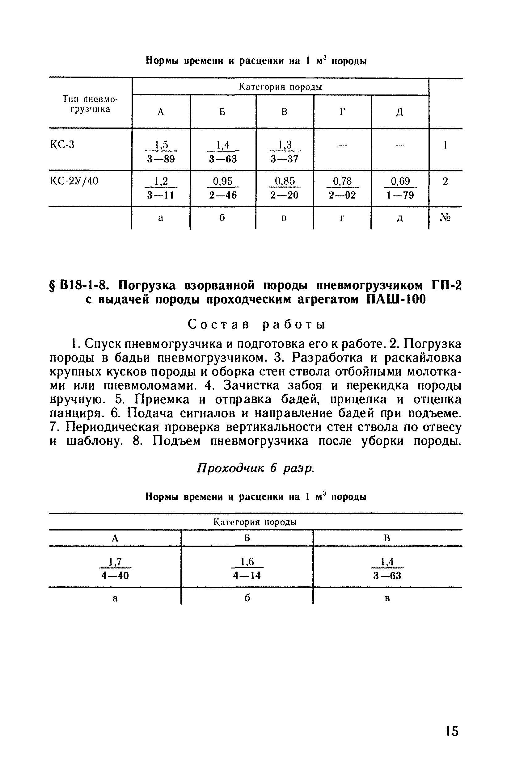 ВНиР В18-1