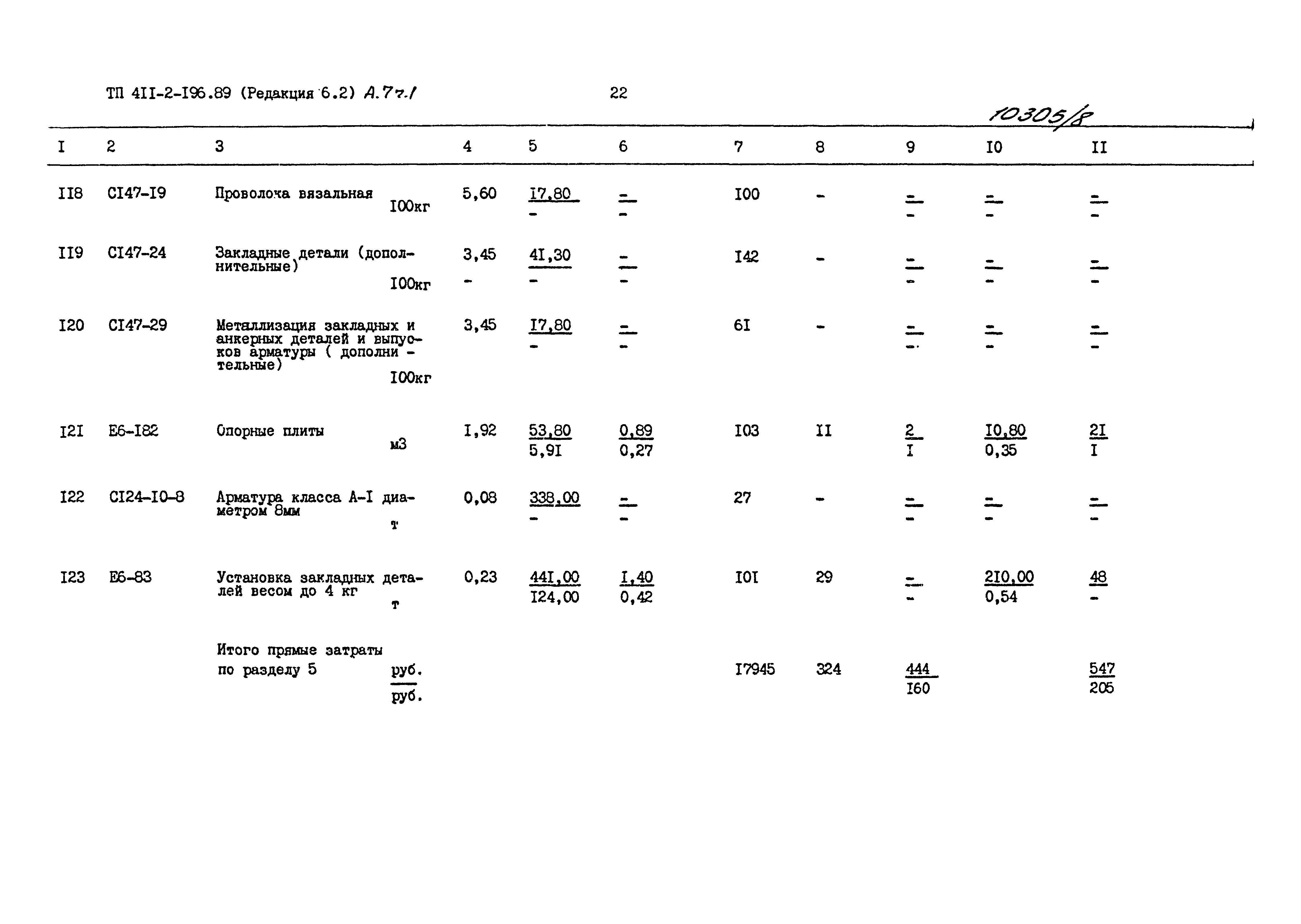 Типовой проект 411-2-196.89