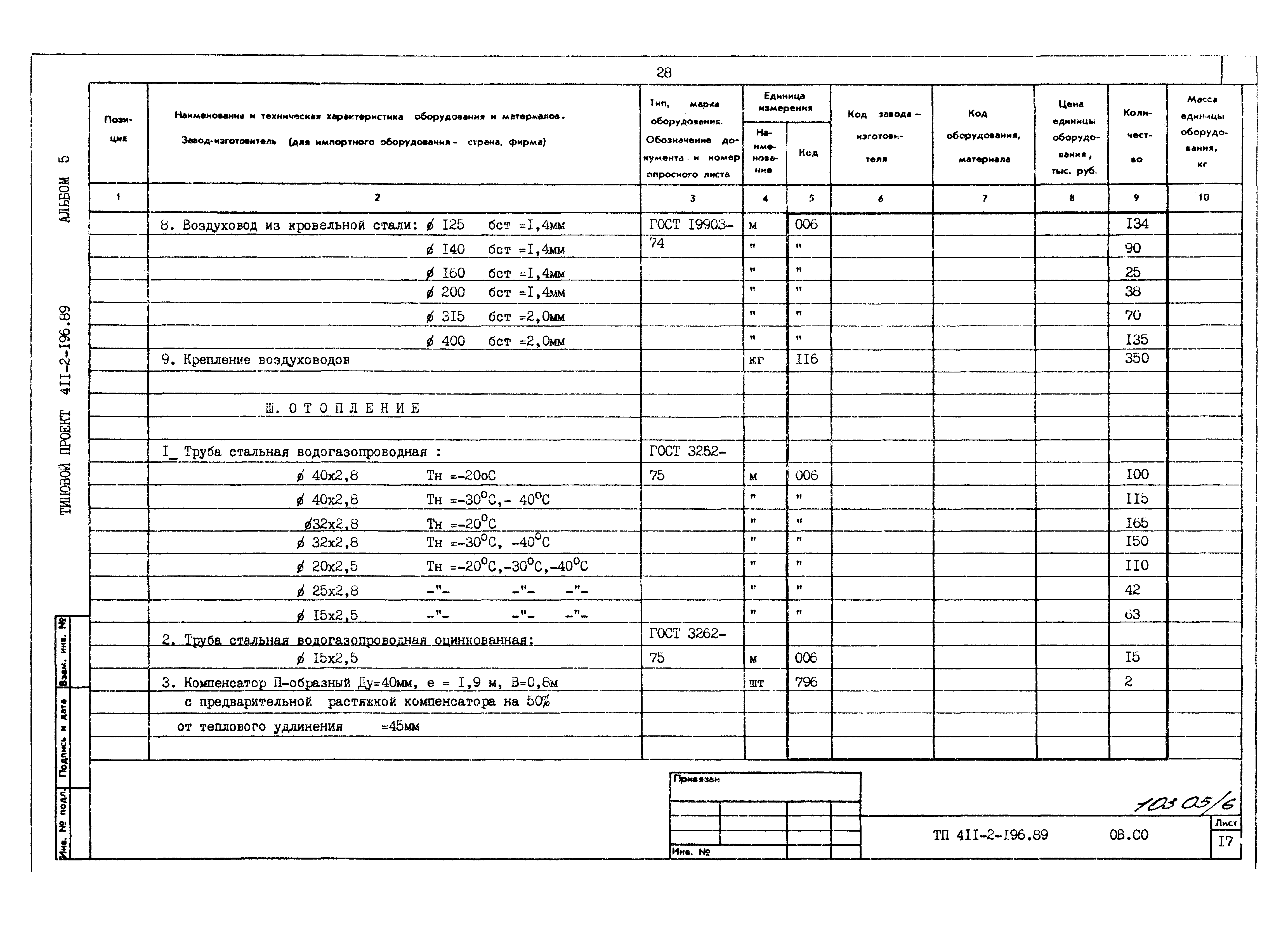 Типовой проект 411-2-196.89