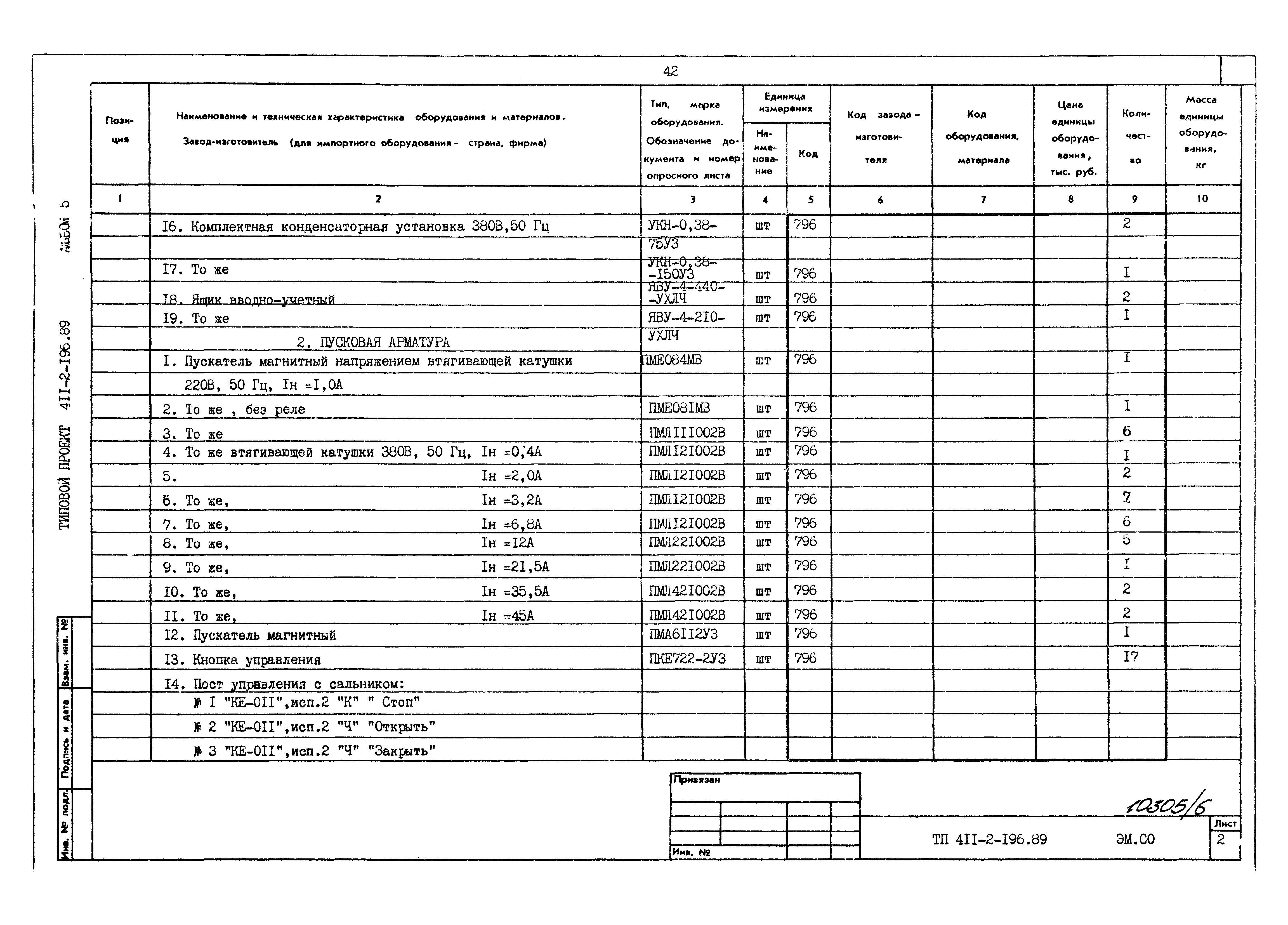 Типовой проект 411-2-196.89