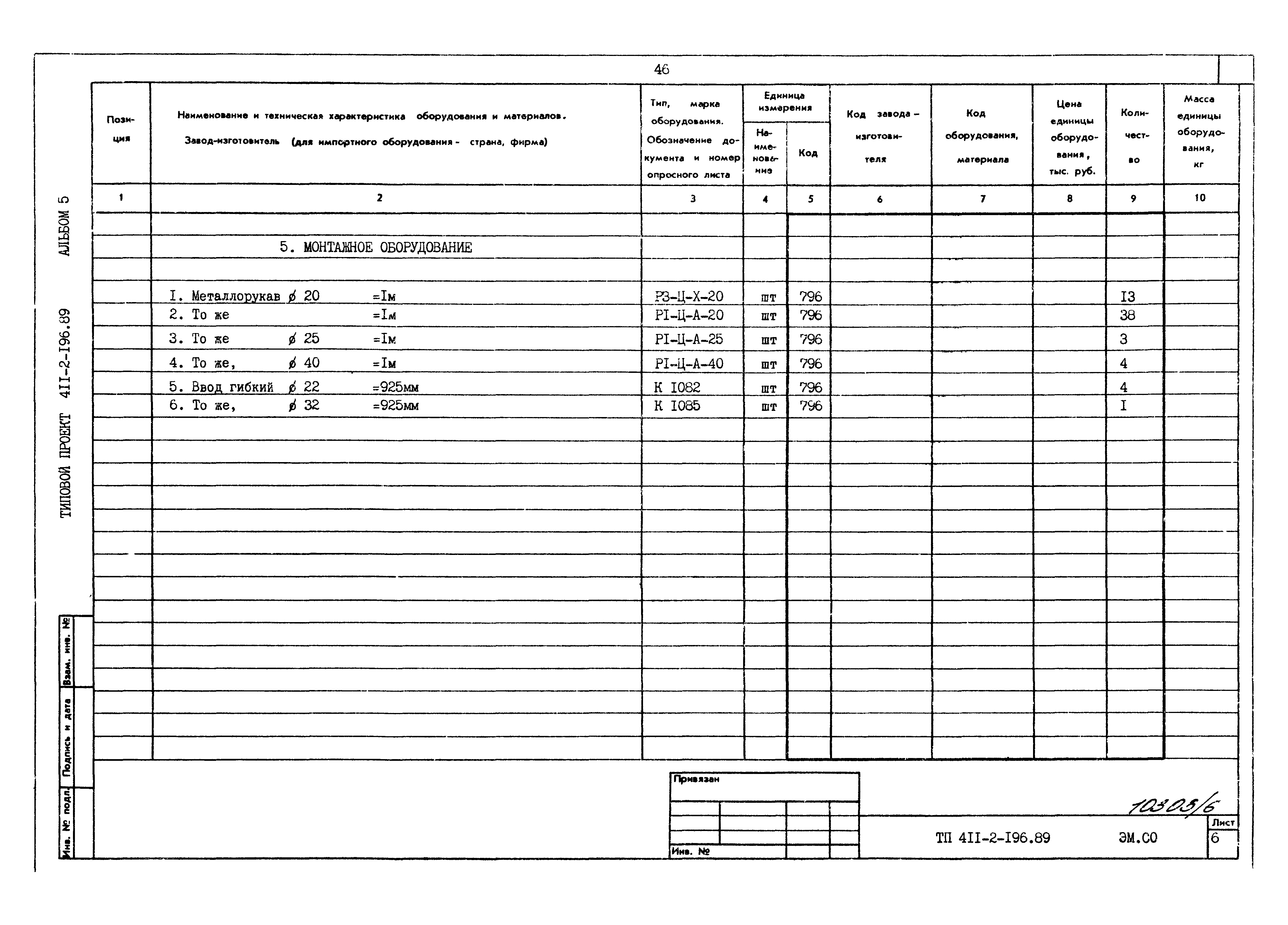 Типовой проект 411-2-196.89