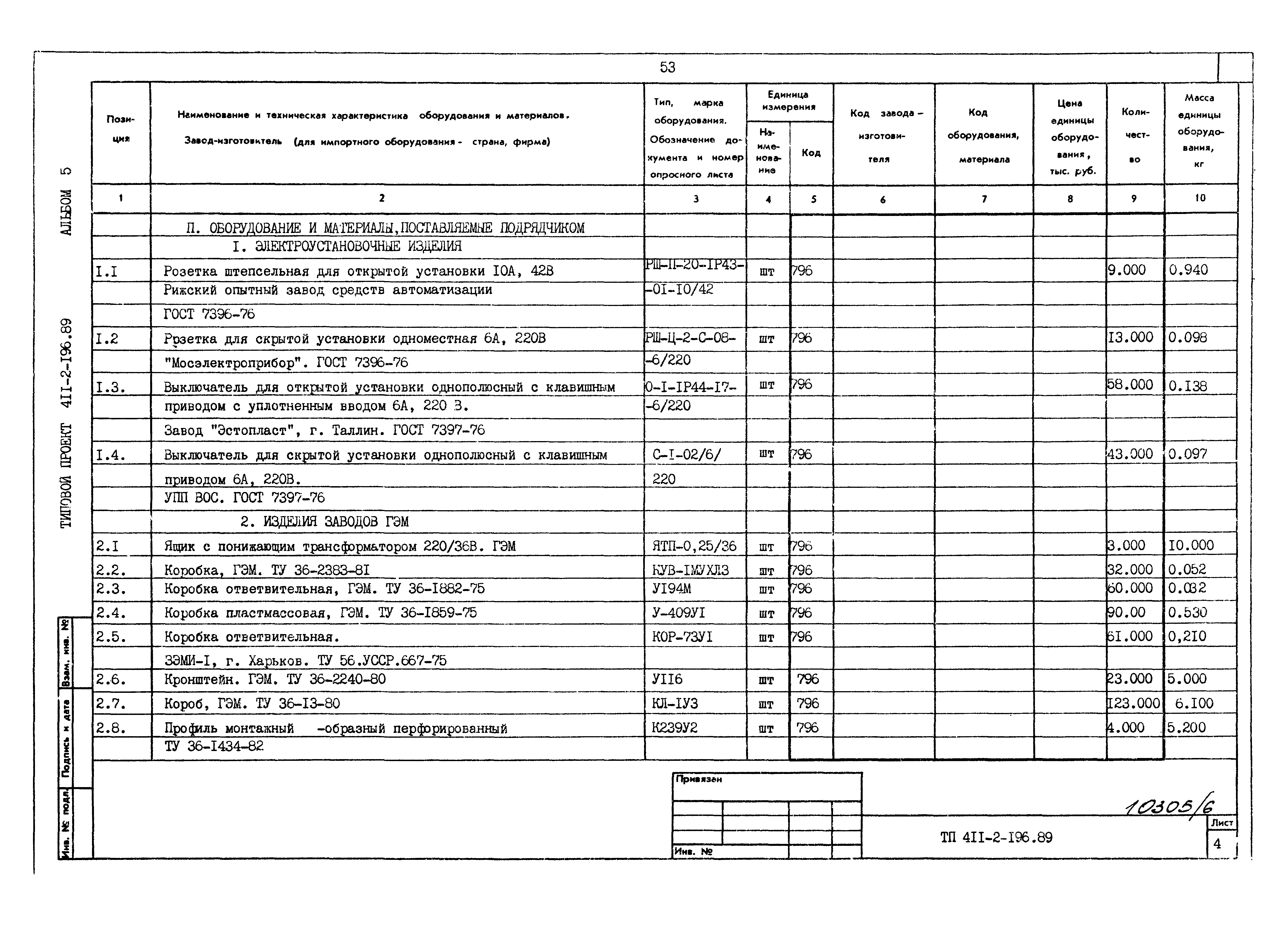 Типовой проект 411-2-196.89