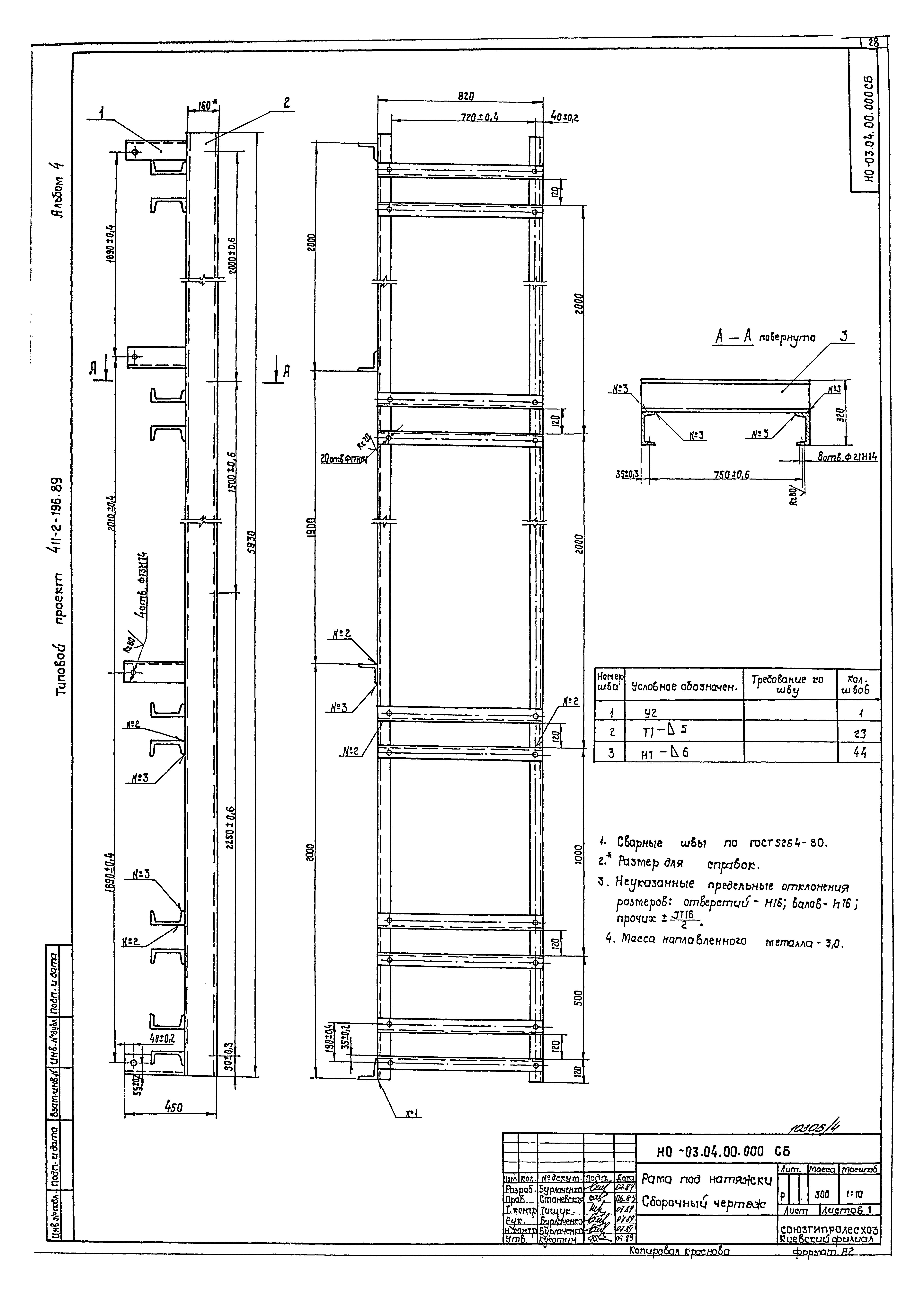 Типовой проект 411-2-196.89