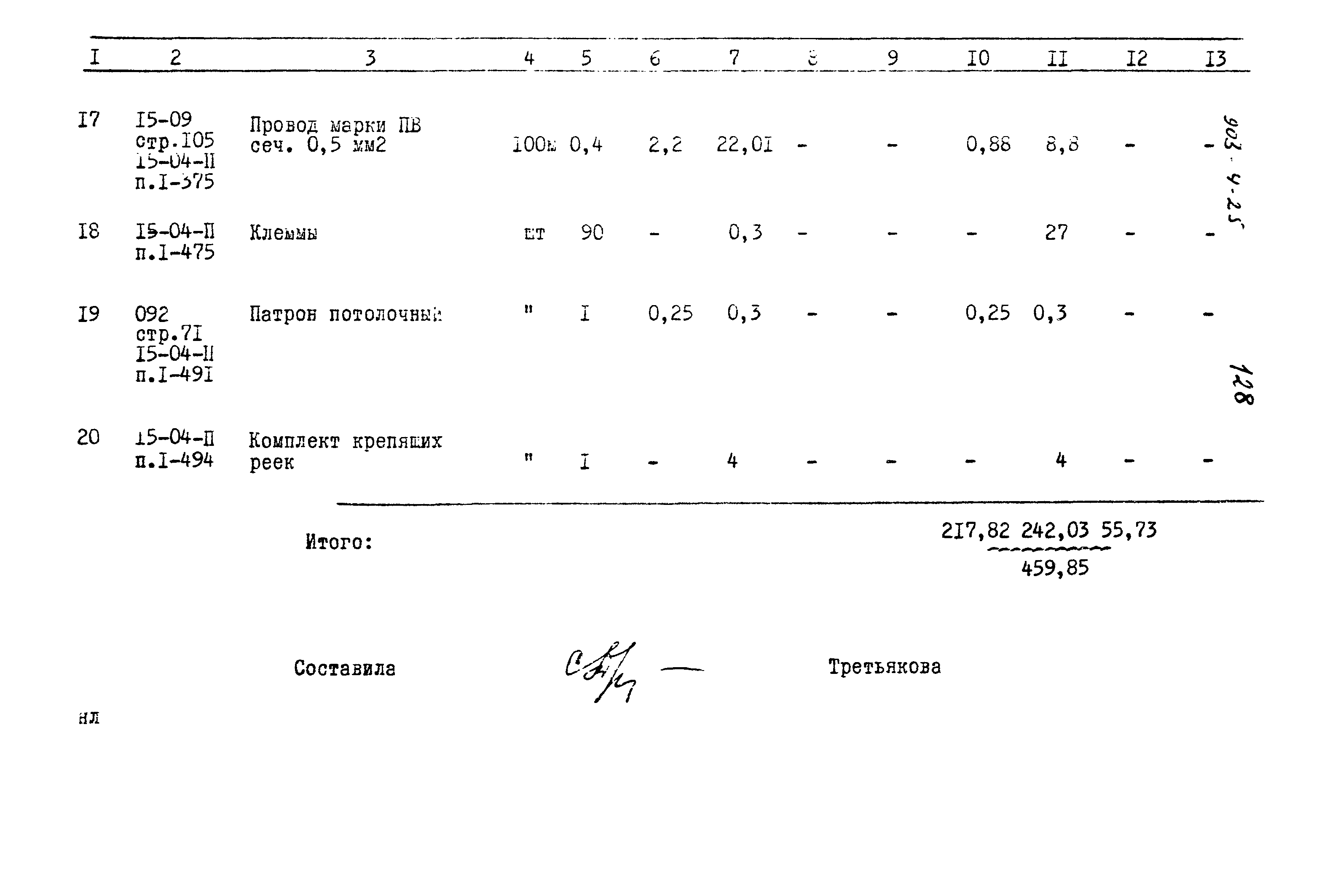 Типовой проект 903-4-25