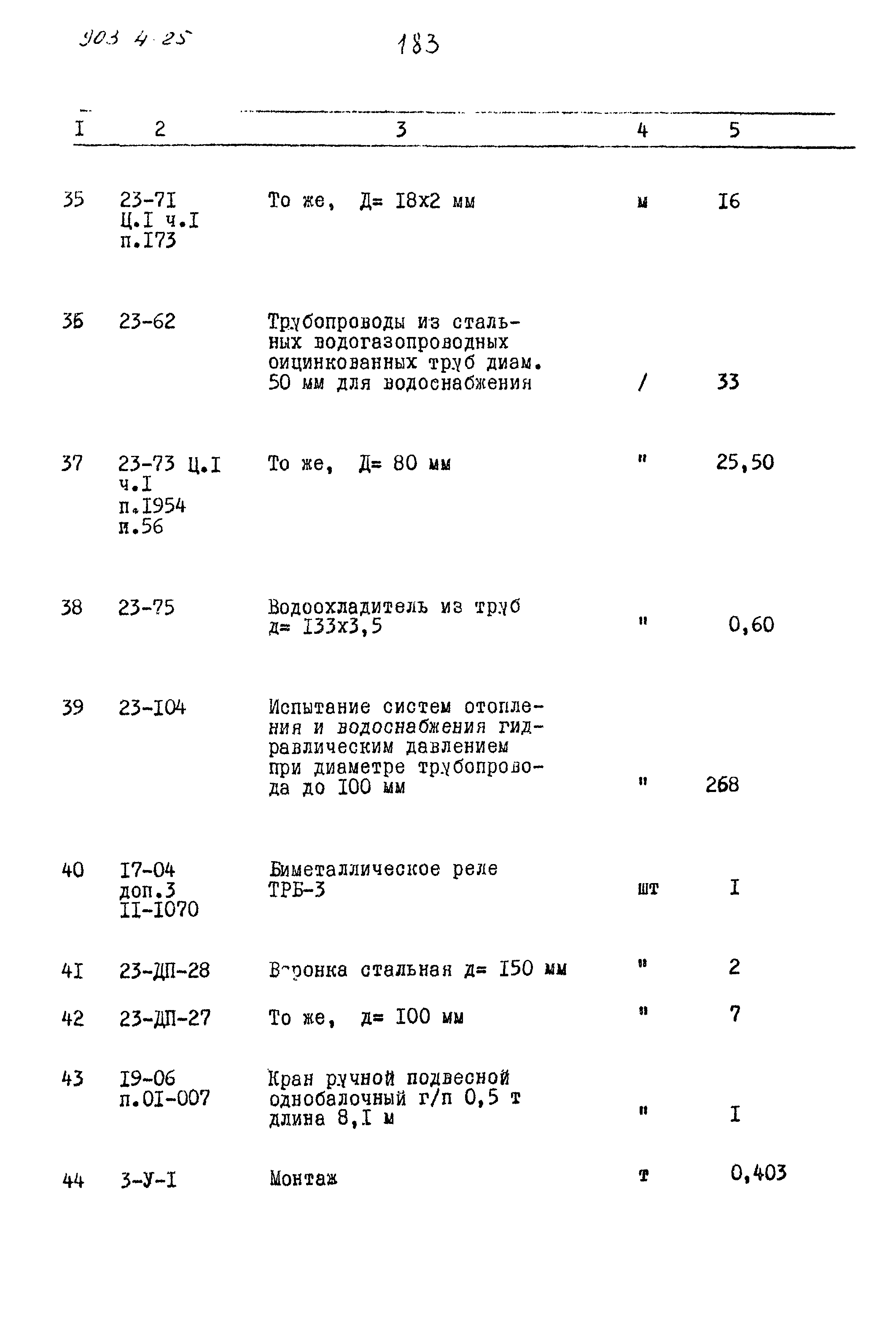 Типовой проект 903-4-25