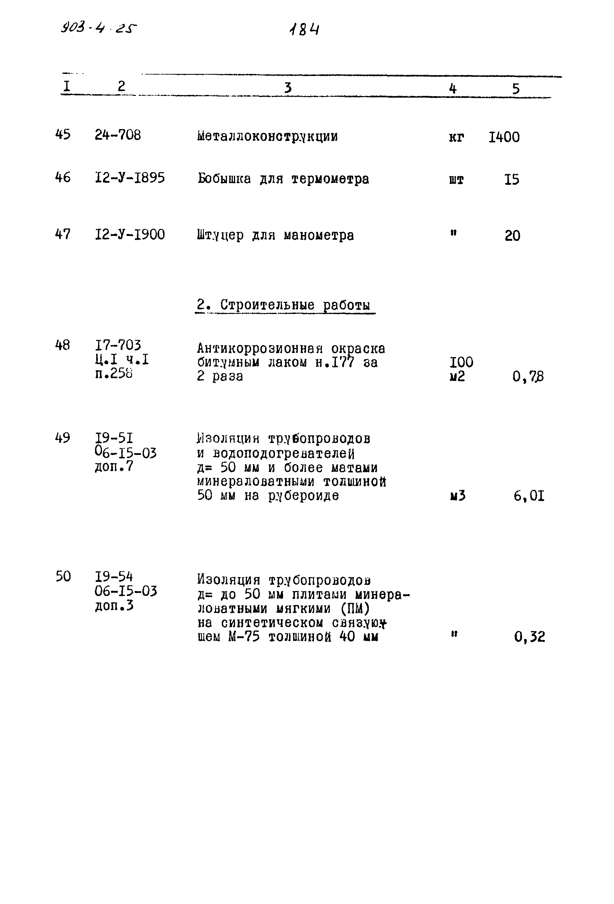 Типовой проект 903-4-25