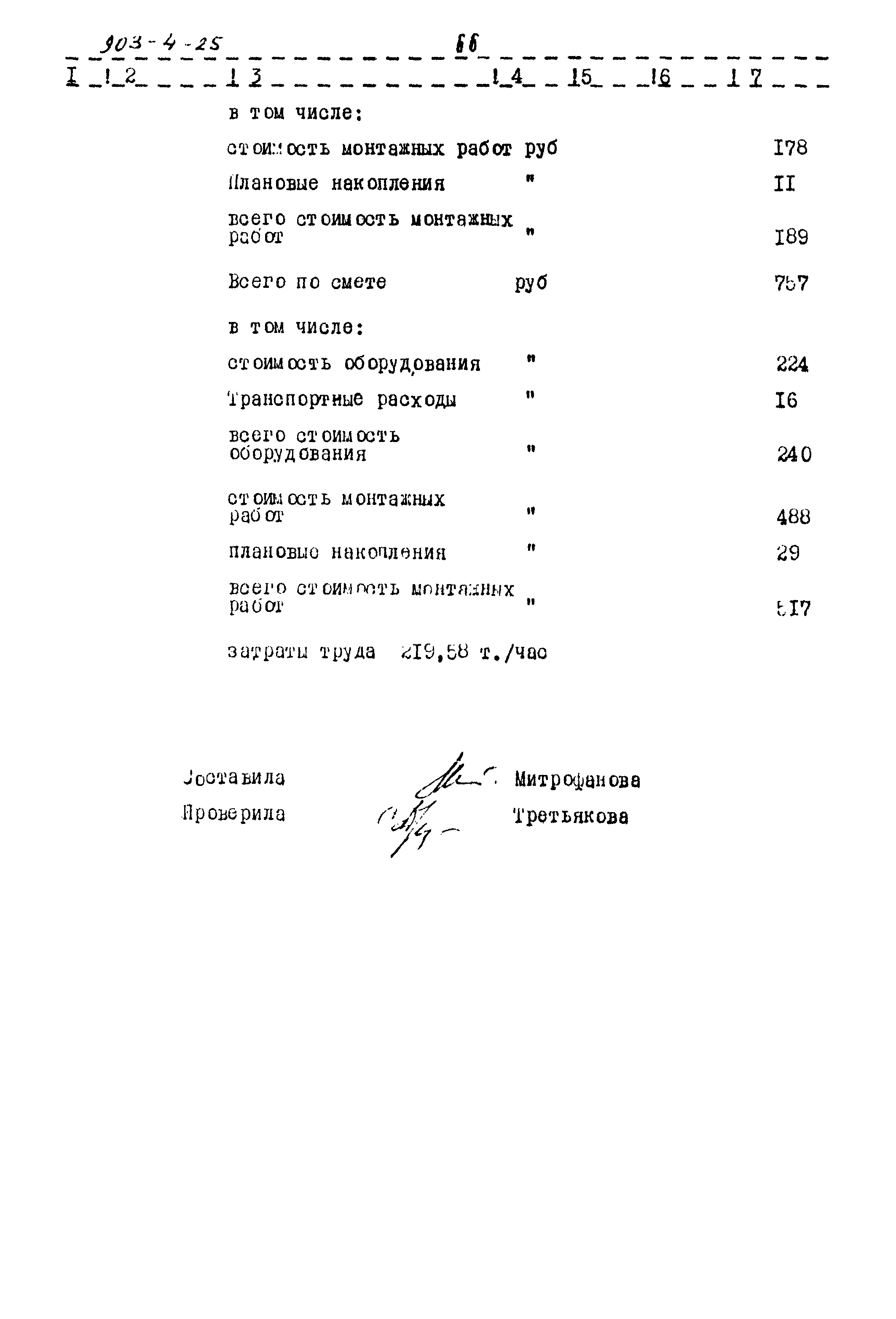 Типовой проект 903-4-25