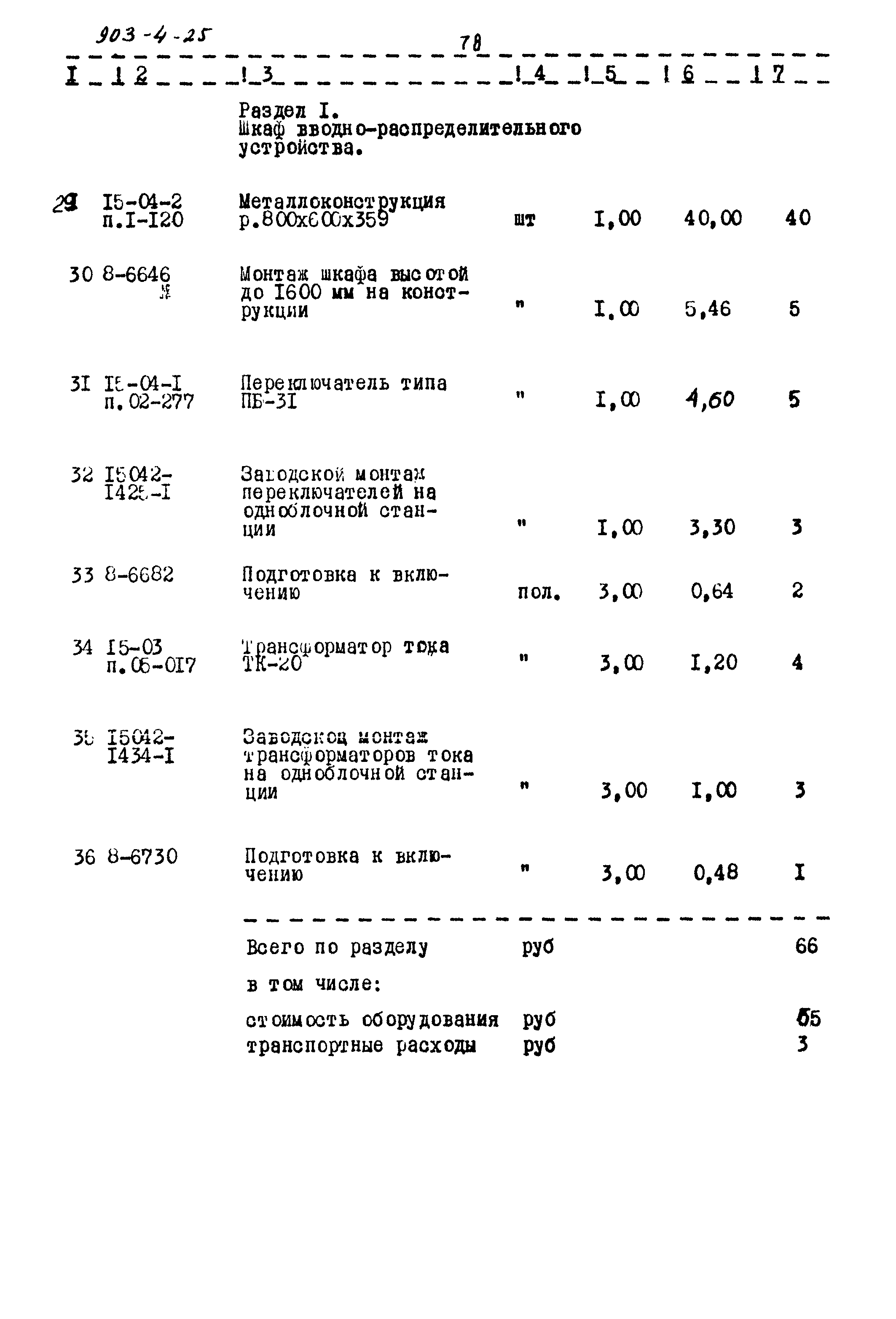 Типовой проект 903-4-25