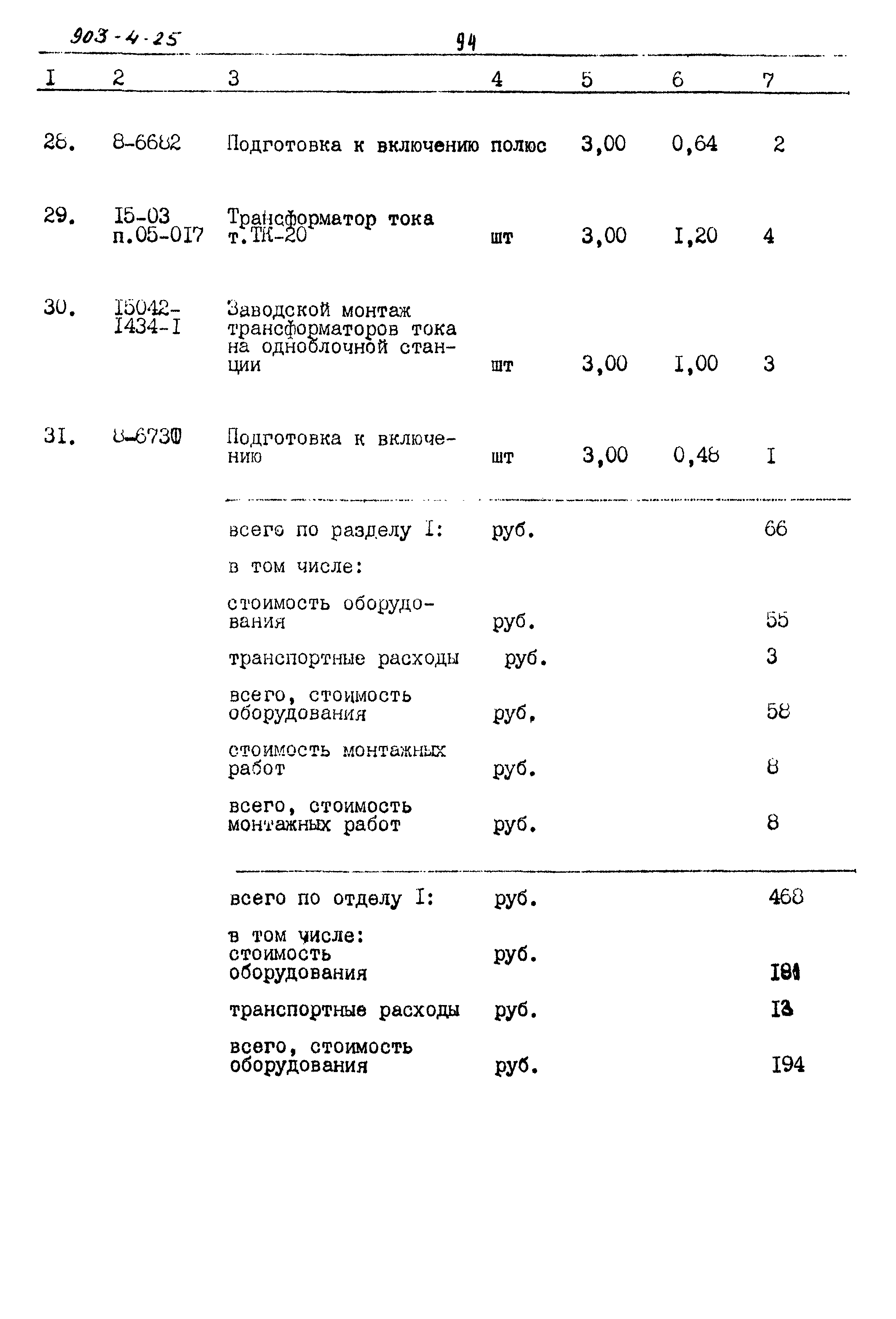 Типовой проект 903-4-25