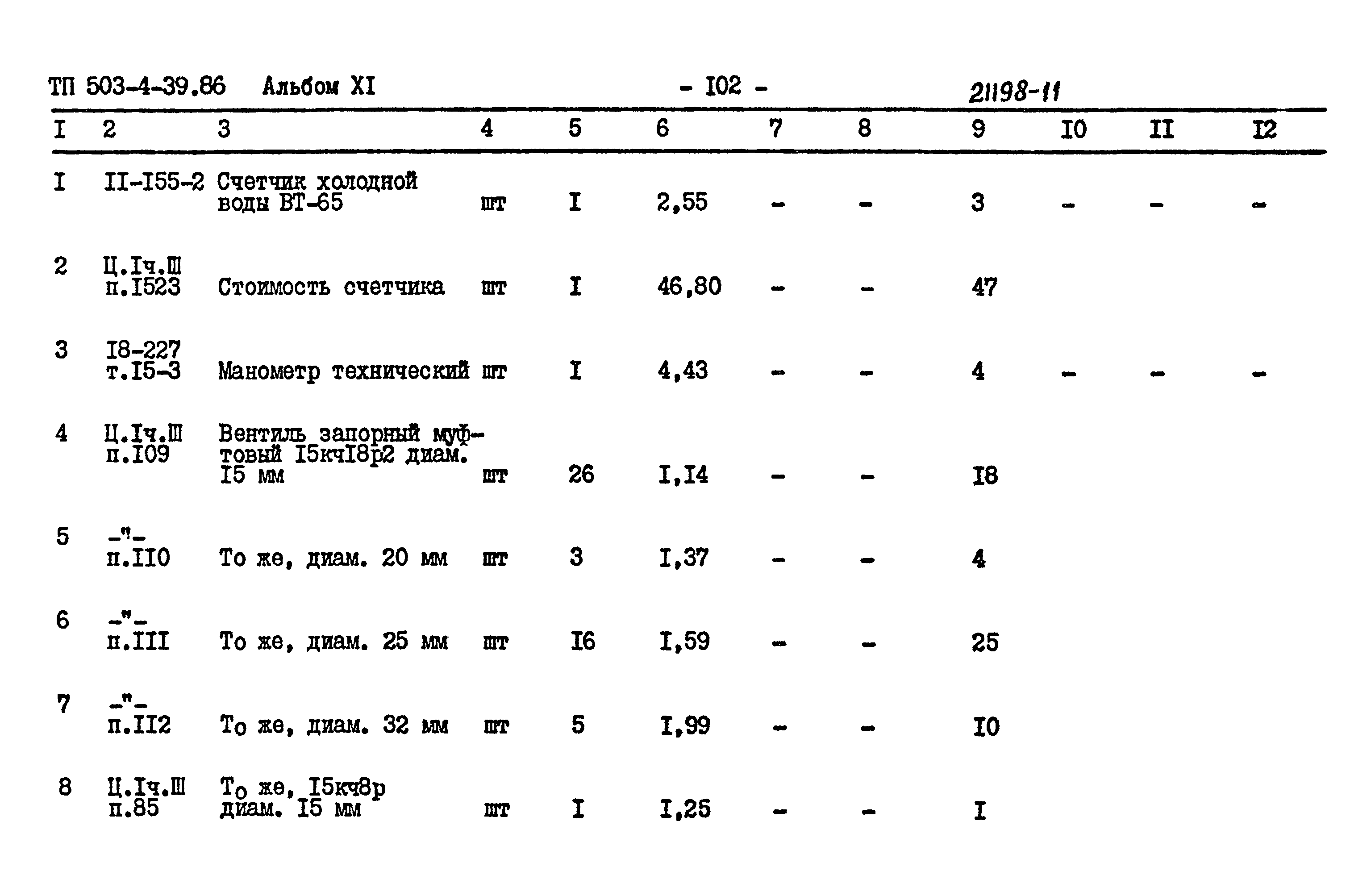 Типовой проект 503-4-39.86