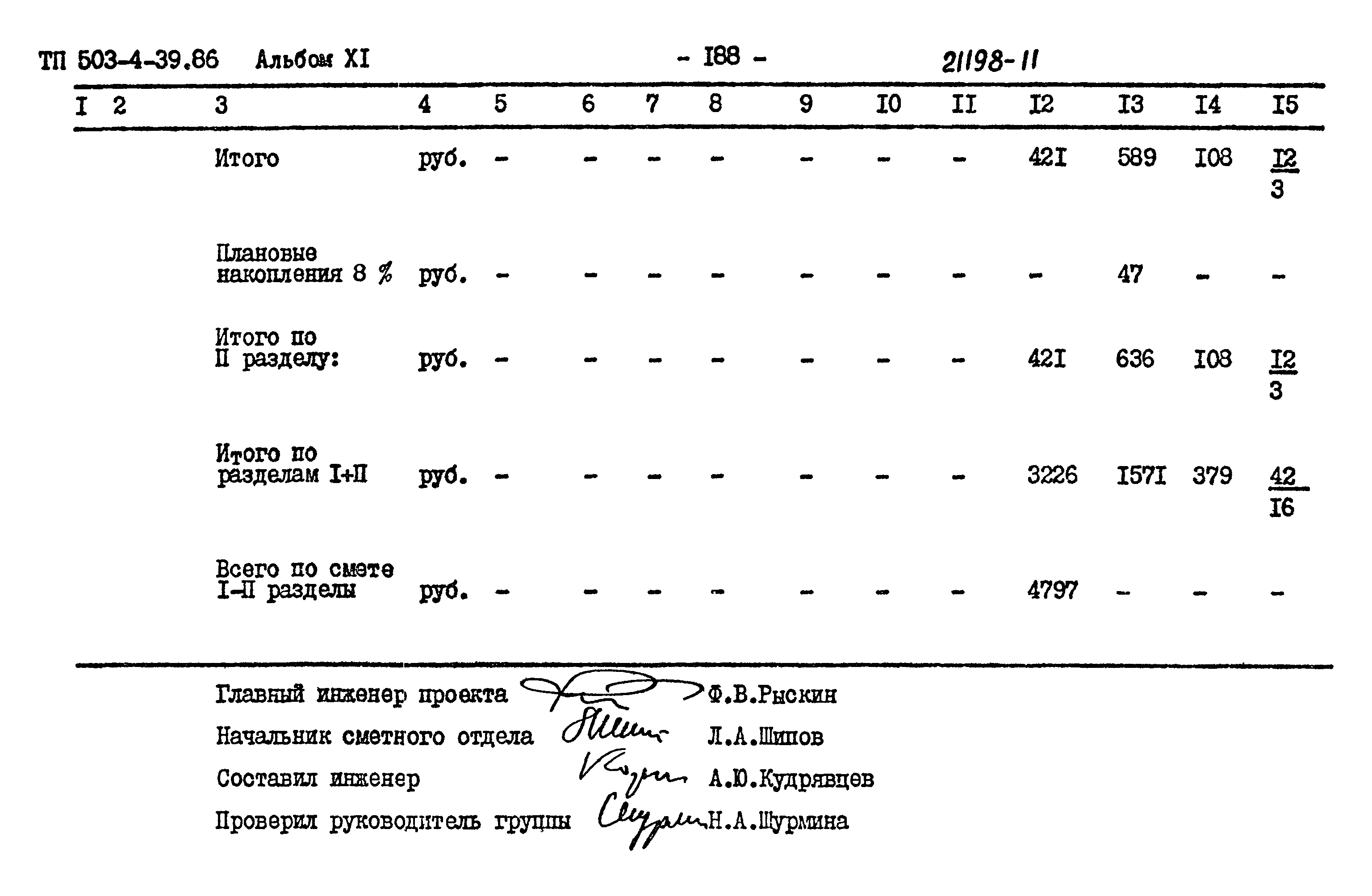 Типовой проект 503-4-39.86