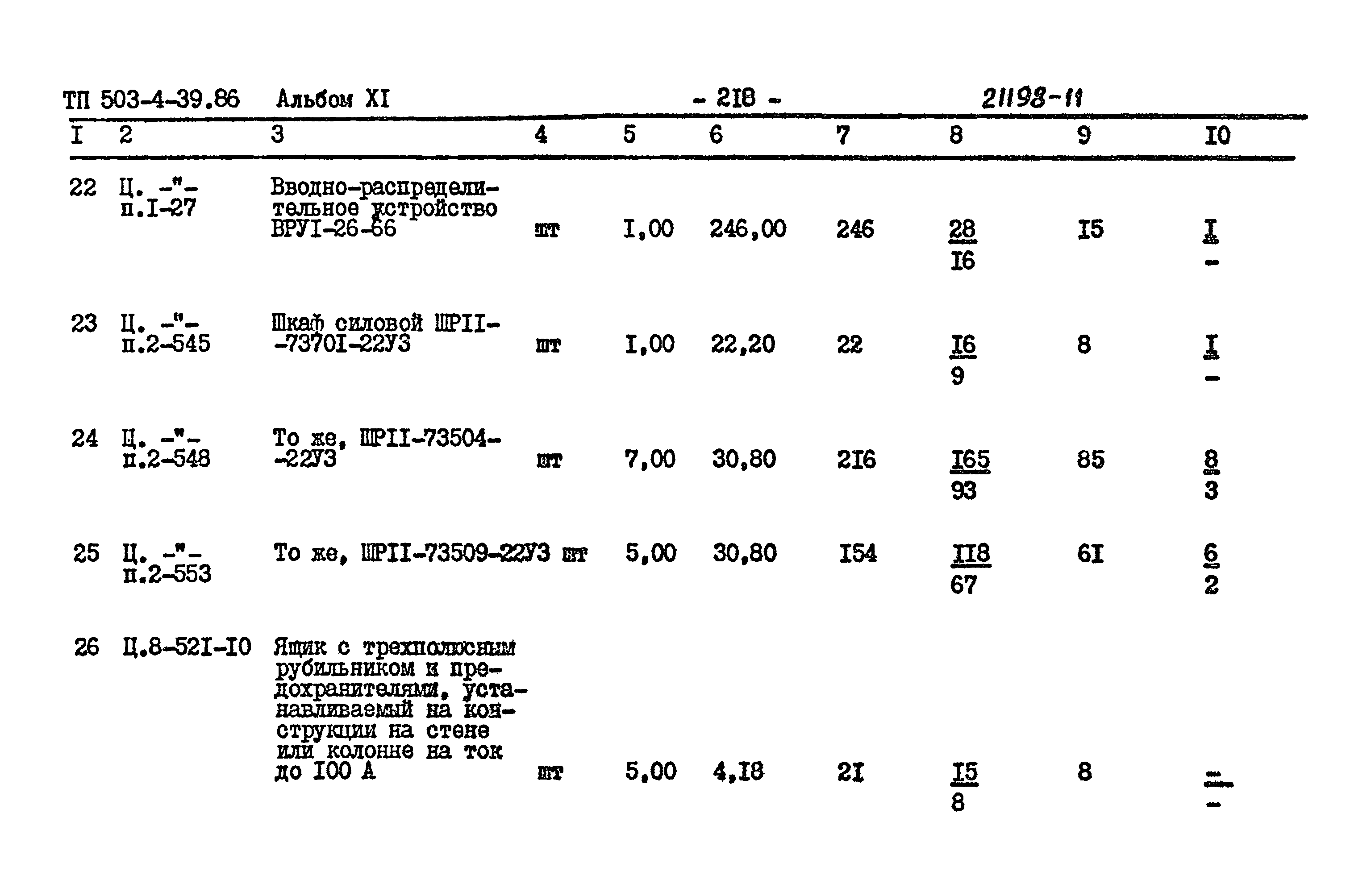 Типовой проект 503-4-39.86