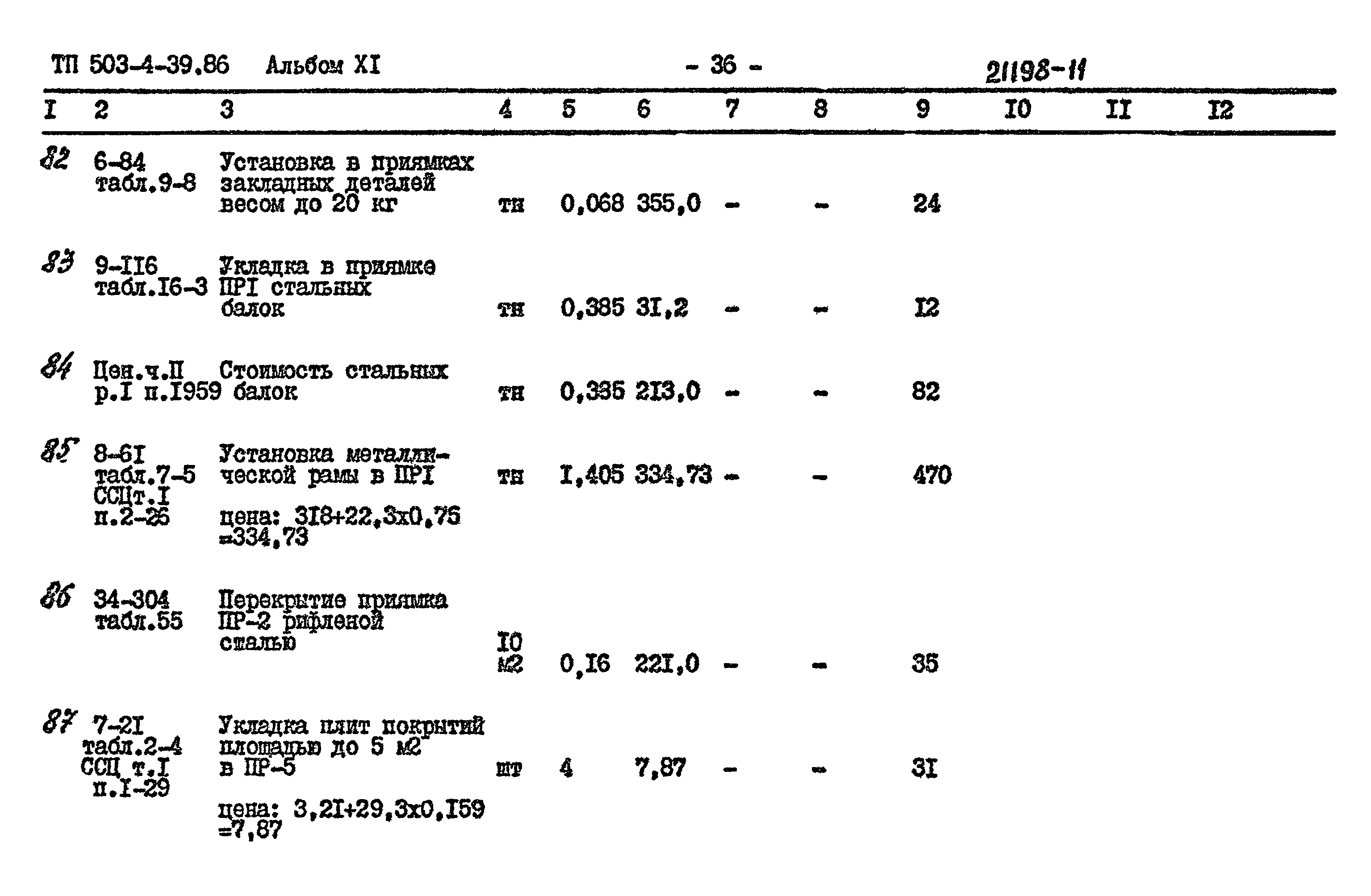 Типовой проект 503-4-39.86