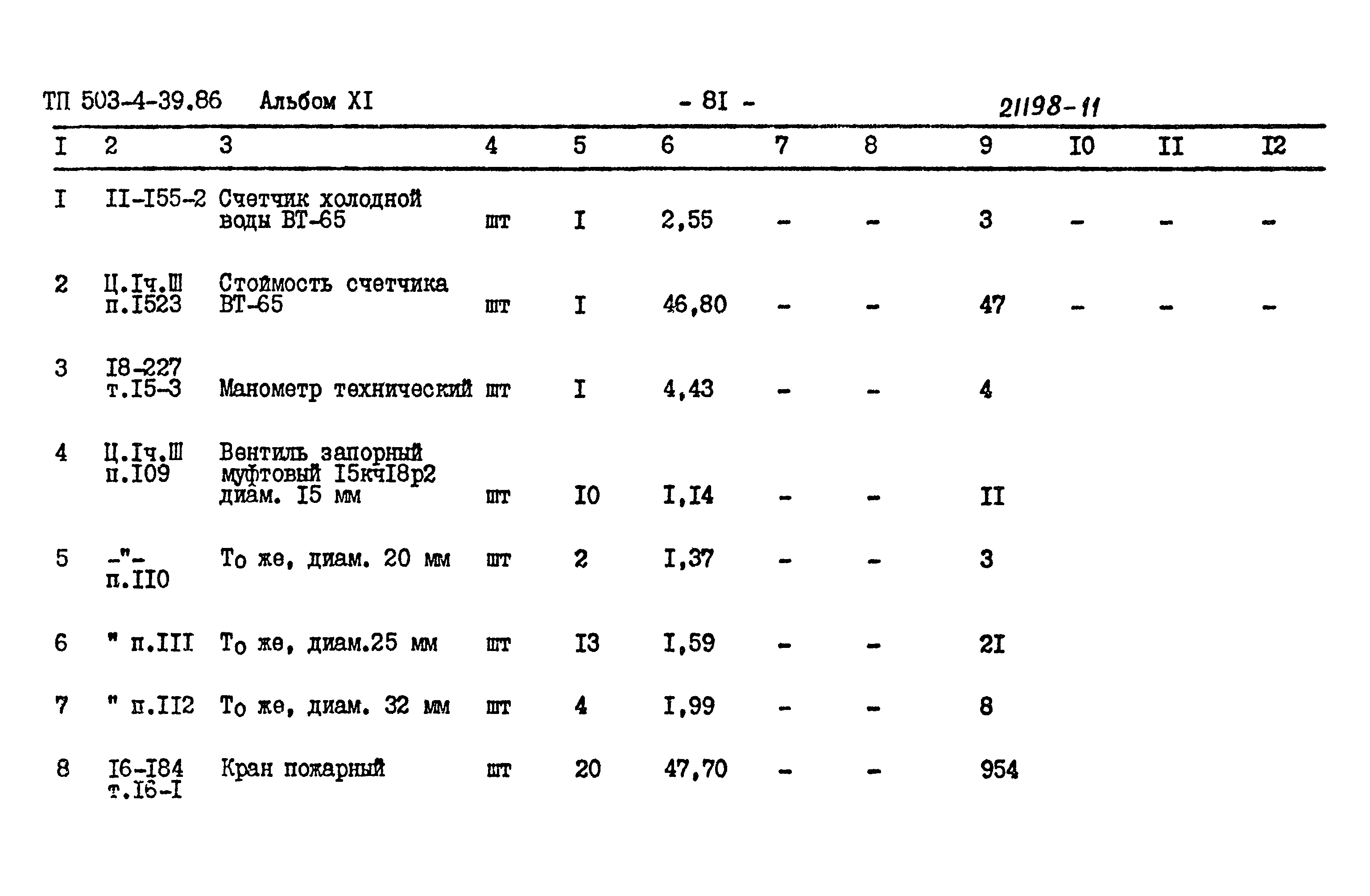Типовой проект 503-4-39.86