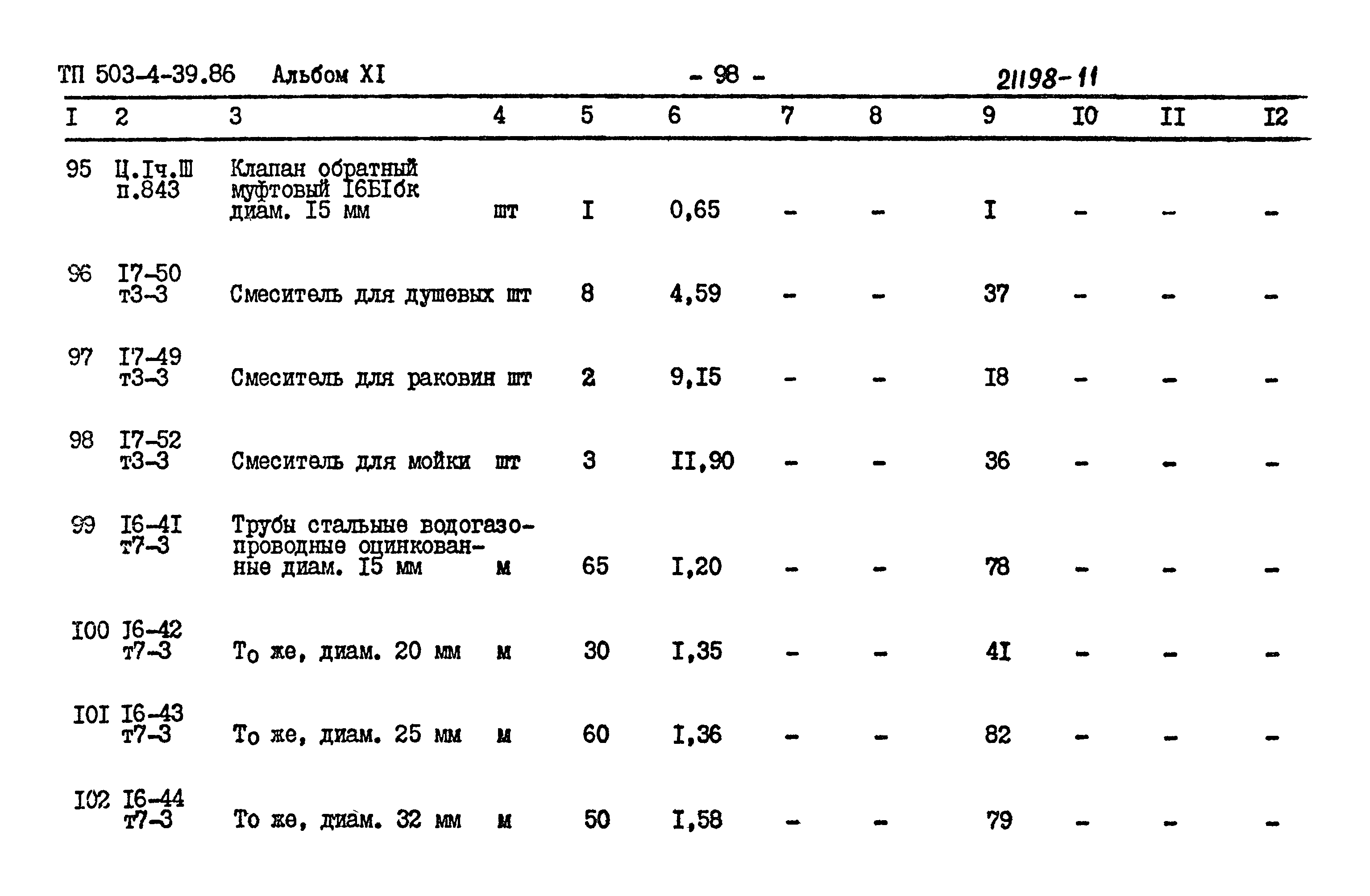 Типовой проект 503-4-39.86