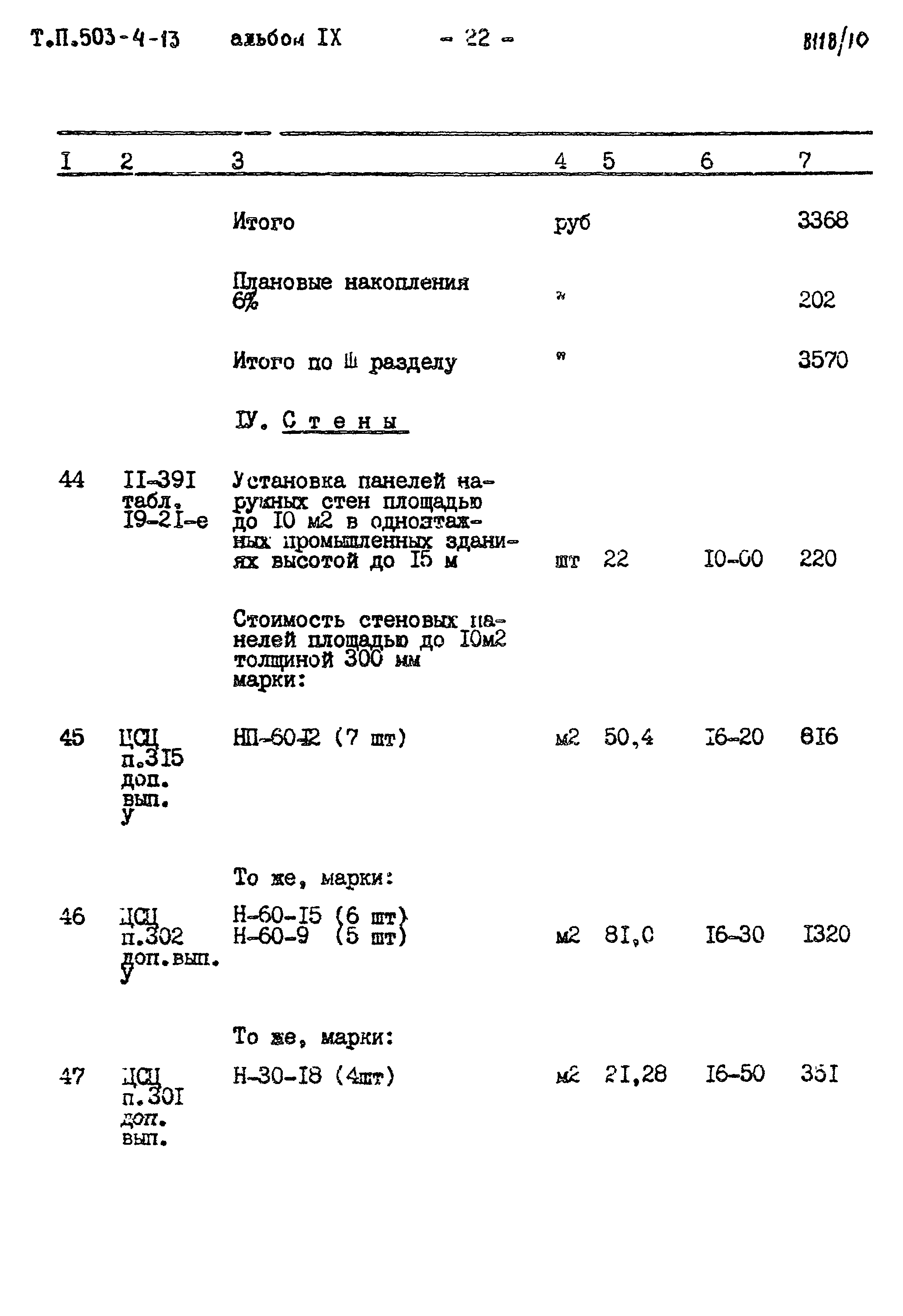Типовой проект 503-4-13
