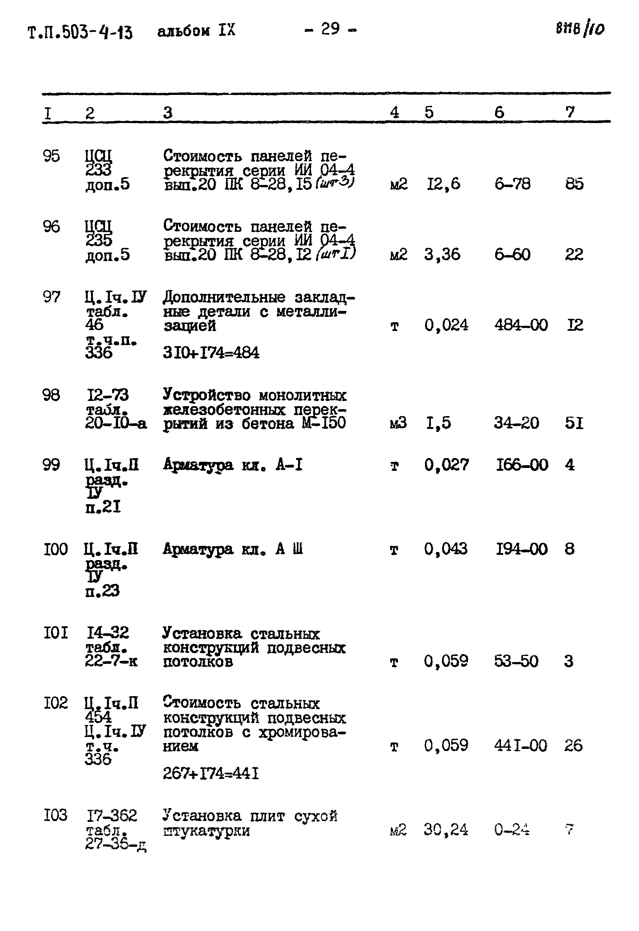 Типовой проект 503-4-13