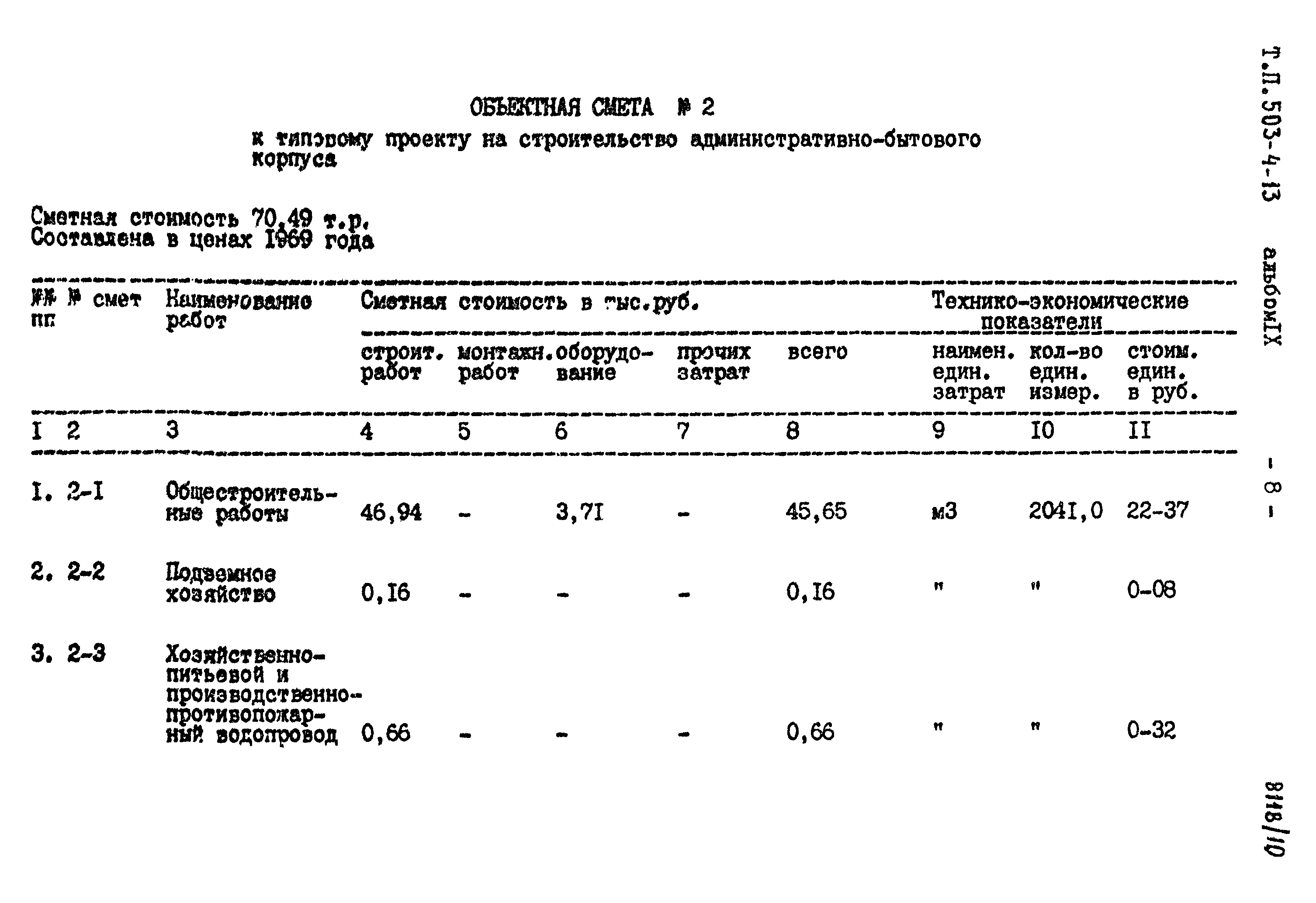 Типовой проект 503-4-13