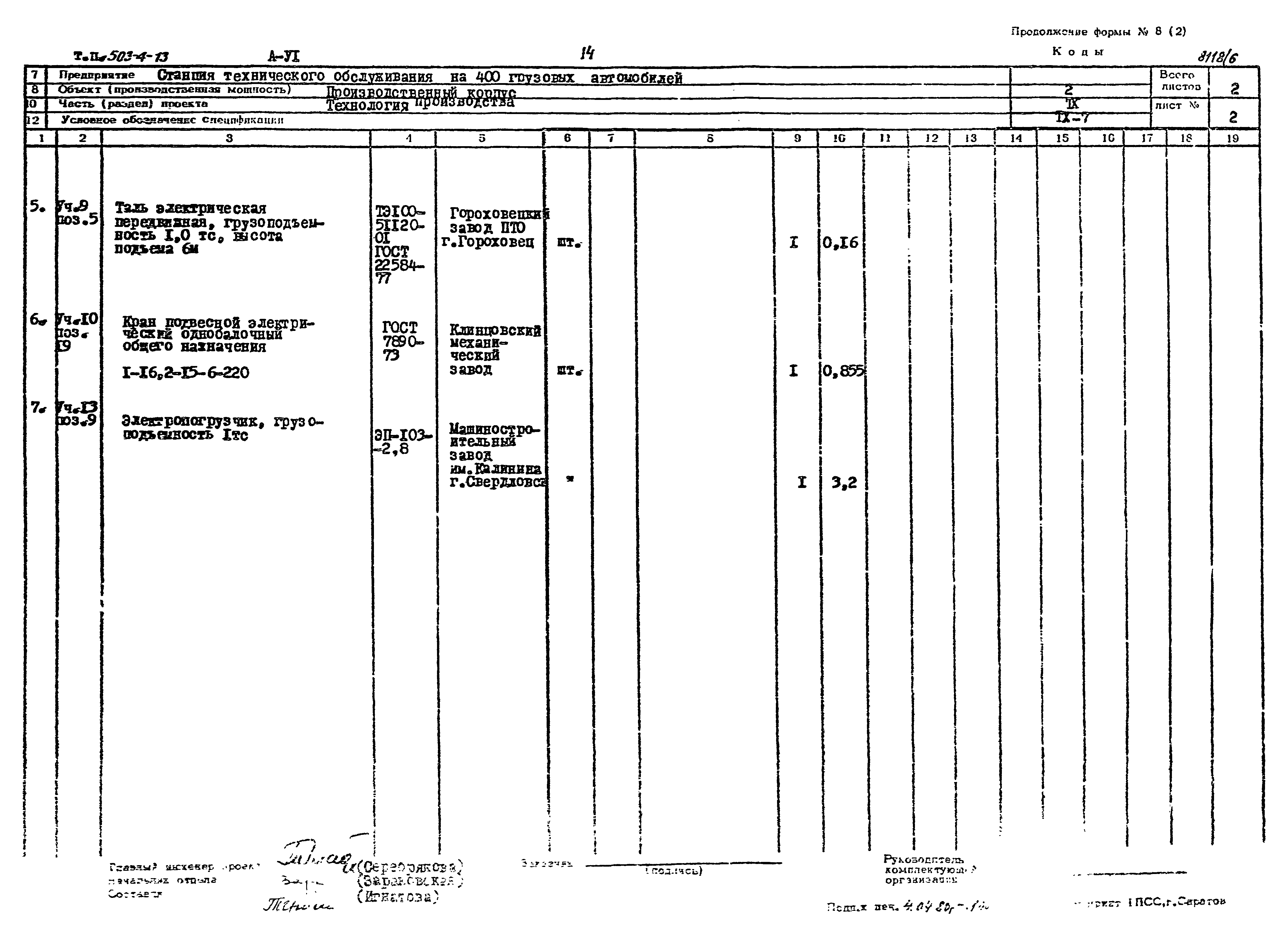 Типовой проект 503-4-13
